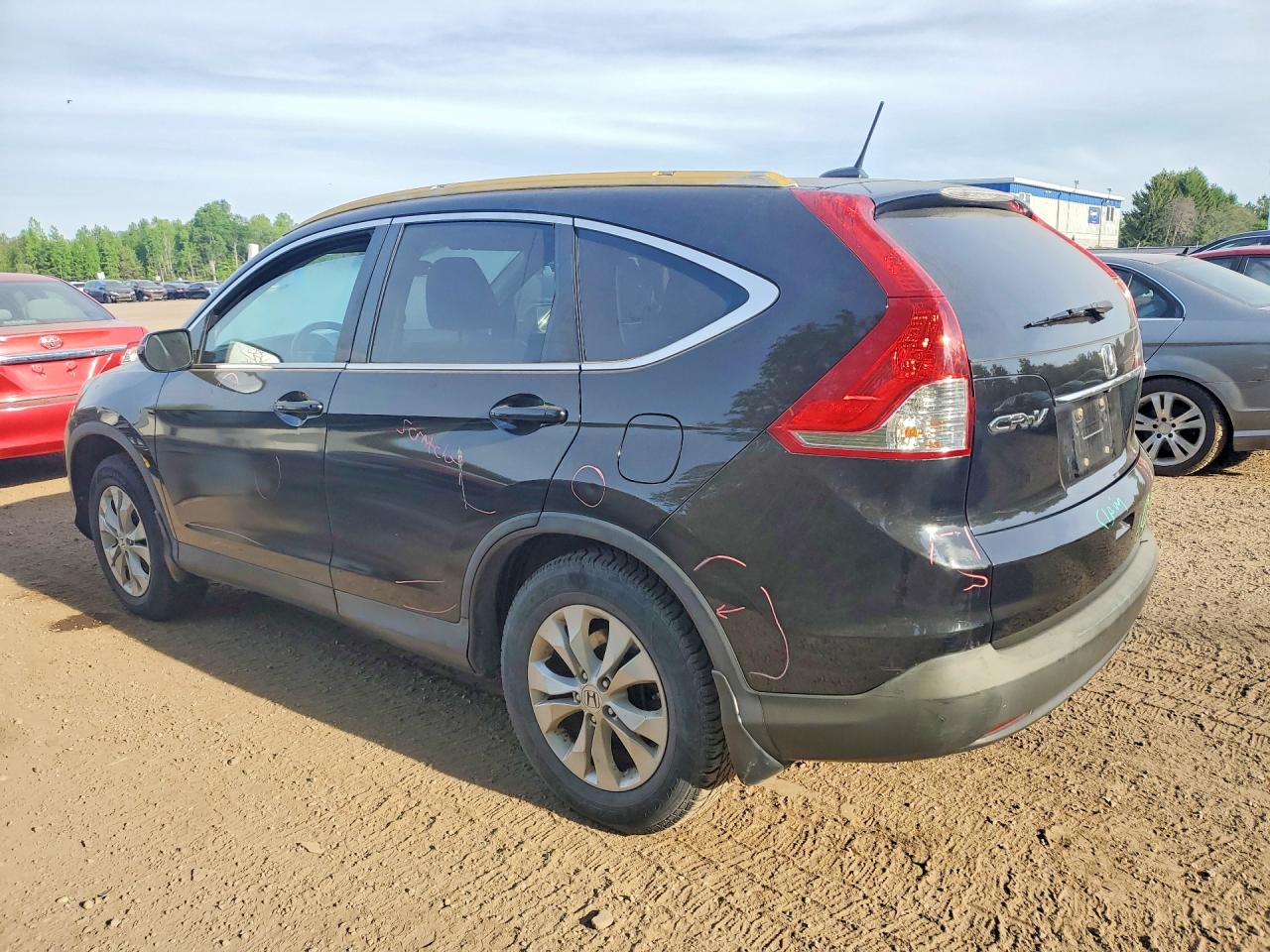 2013 Honda Cr-v Exl Черный vin: 2HKRM4H73DH121831