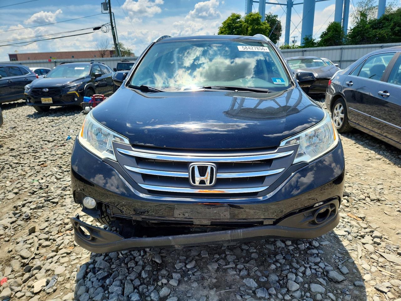 2013 Honda Cr-v Exl Black vin: 2HKRM4H73DH606762