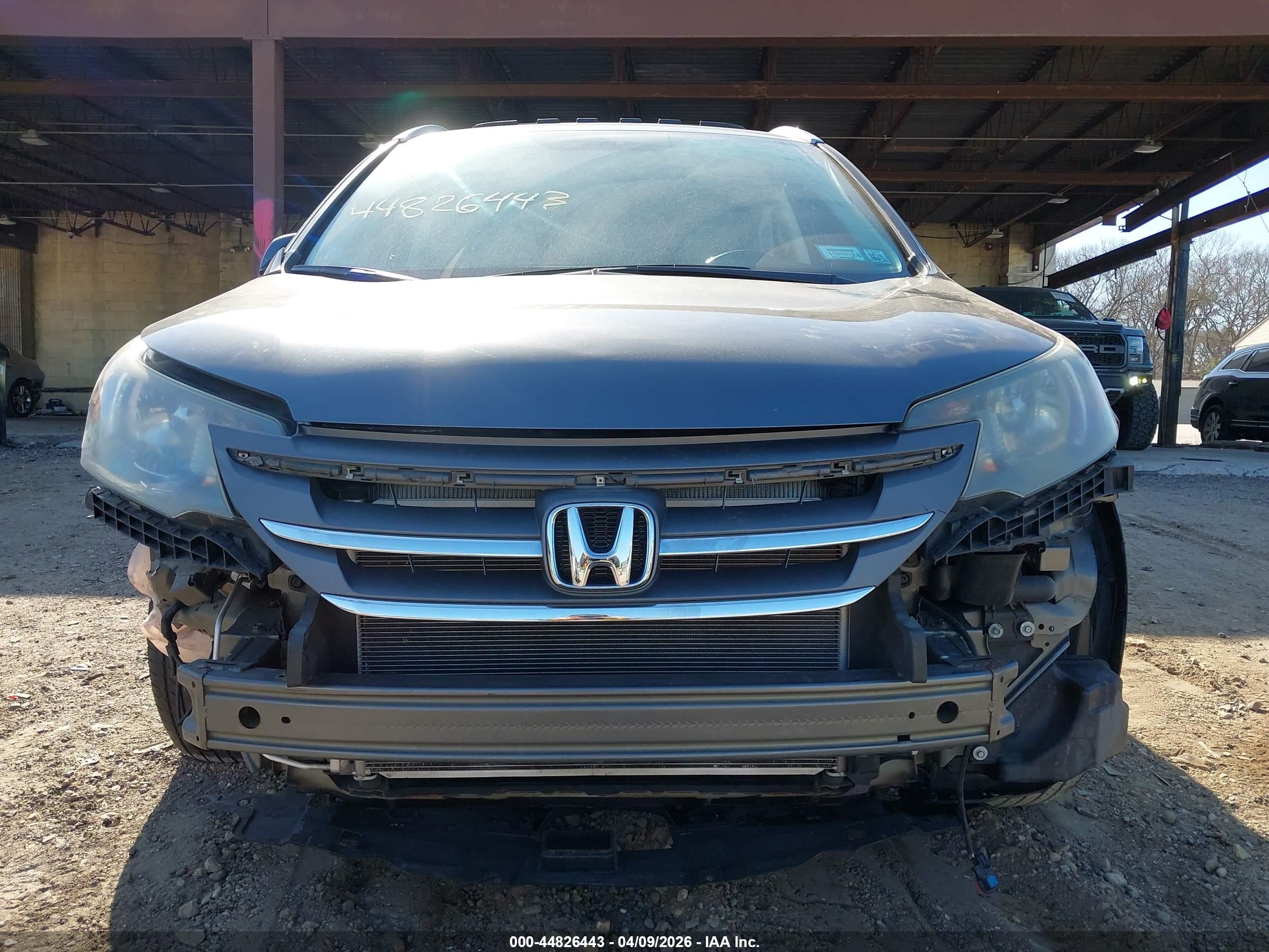 2013 Honda Cr-v Ex-l Gray vin: 2HKRM4H73DH640734