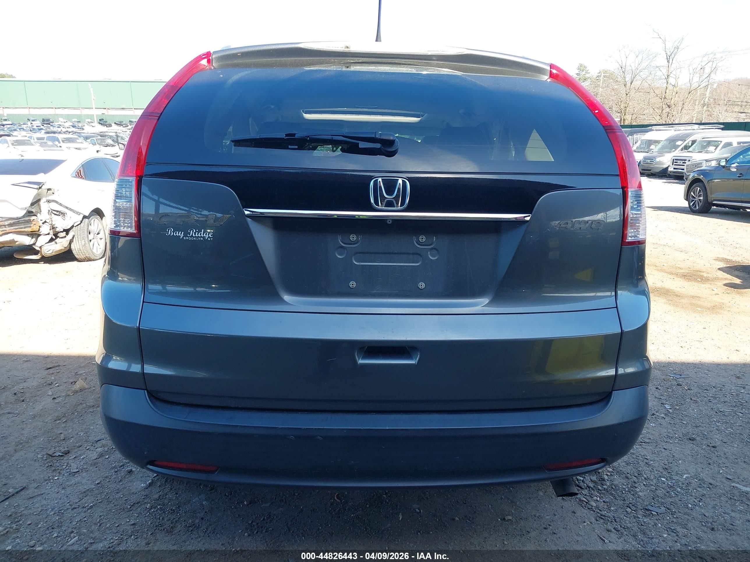 2013 Honda Cr-v Ex-l Gray vin: 2HKRM4H73DH640734