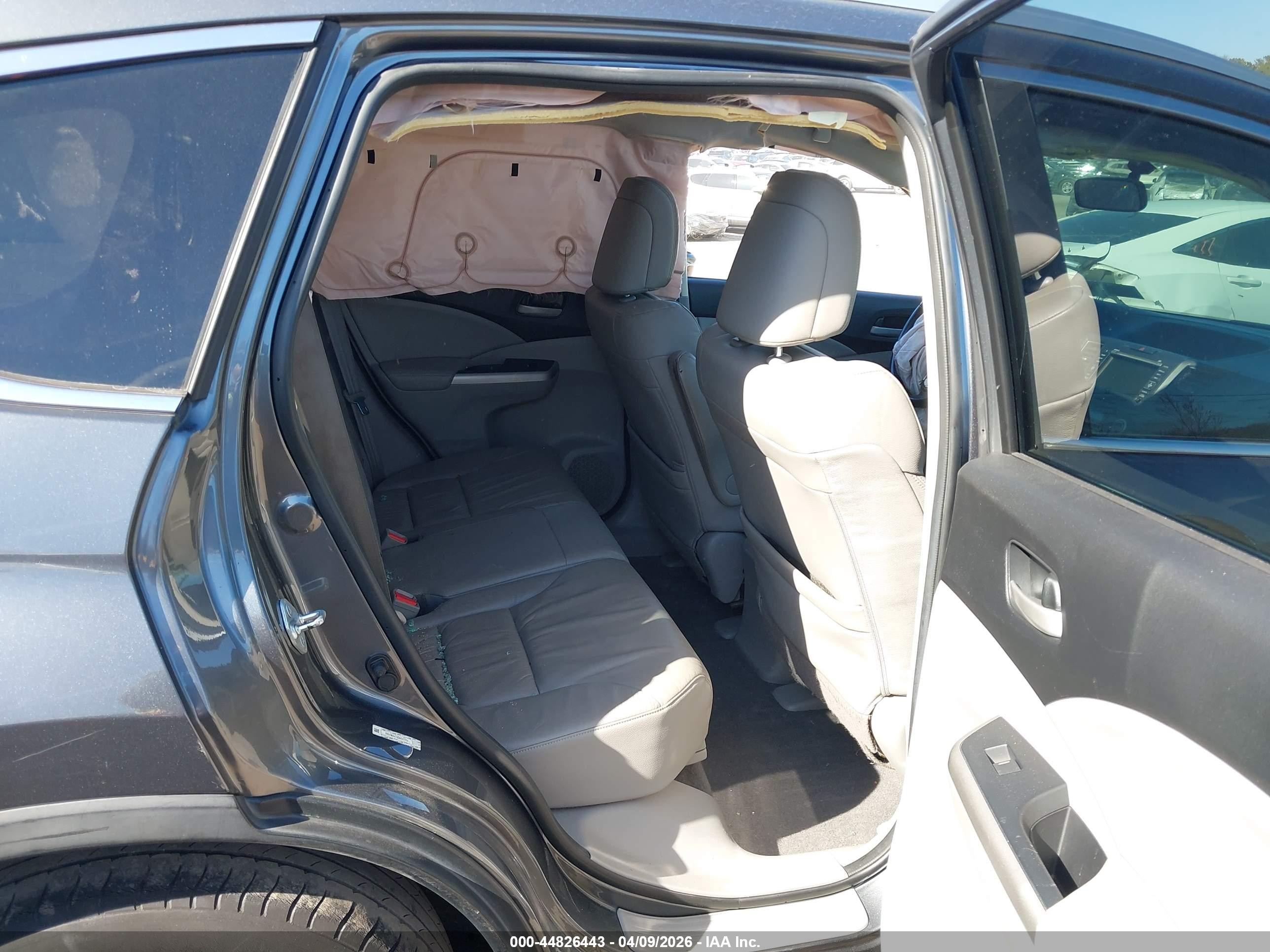 2013 Honda Cr-v Ex-l Gray vin: 2HKRM4H73DH640734