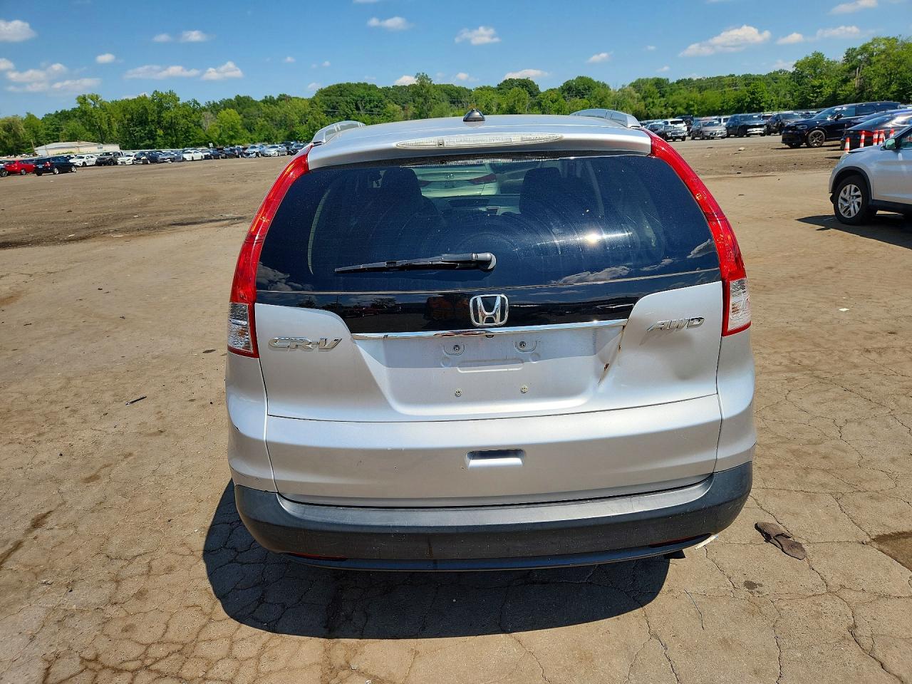 2013 Honda Cr-v Exl Silver vin: 2HKRM4H73DH646100