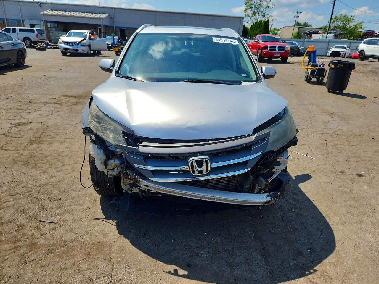 2013 Honda Cr-v Exl Silver vin: 2HKRM4H73DH646100