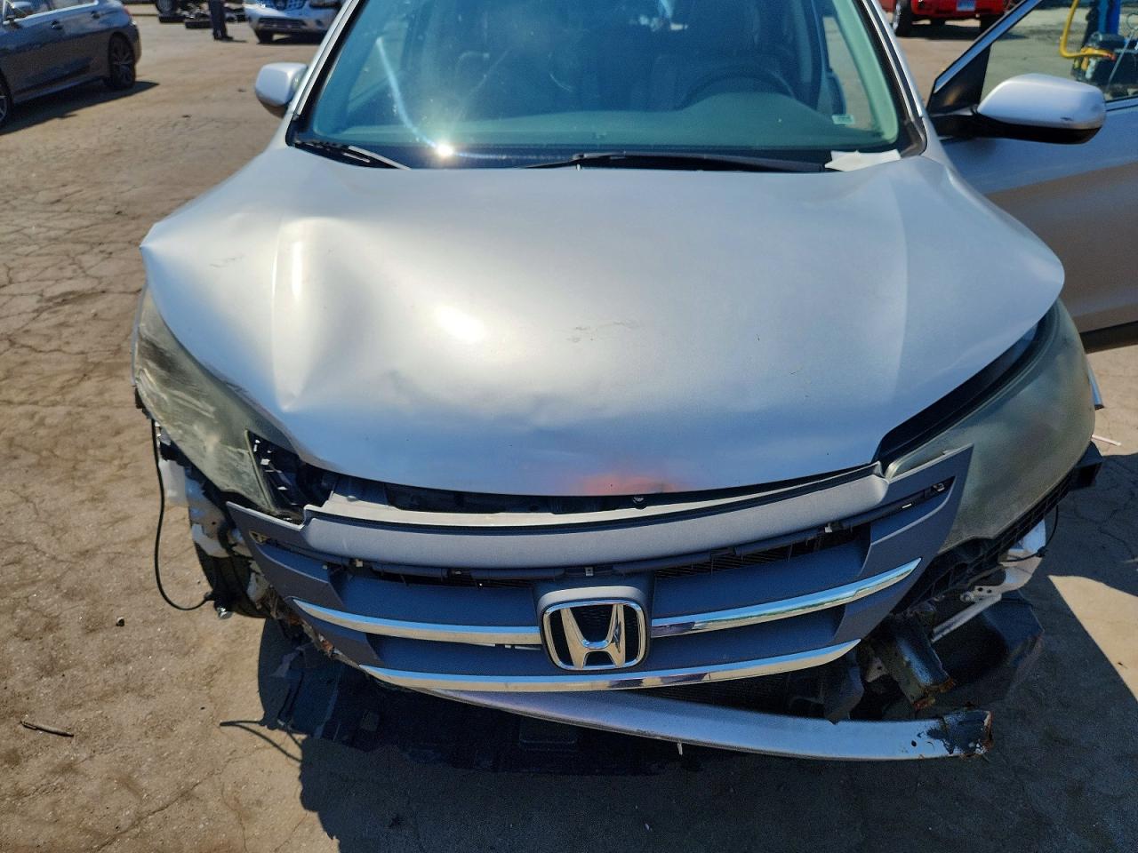 2013 Honda Cr-v Exl Silver vin: 2HKRM4H73DH646100