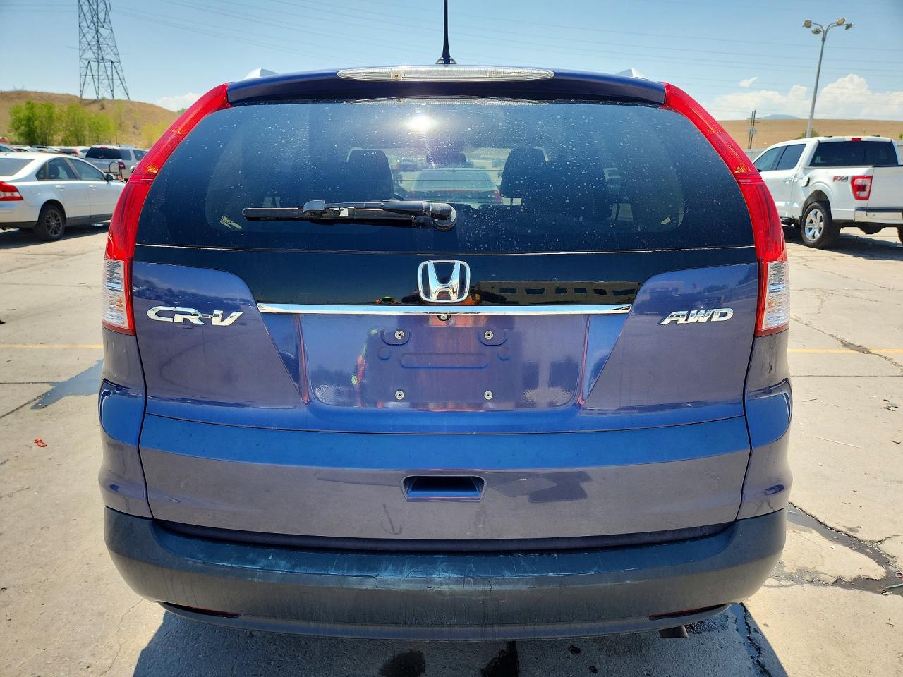 2013 Honda Cr-v Exl Blue vin: 2HKRM4H73DH684524