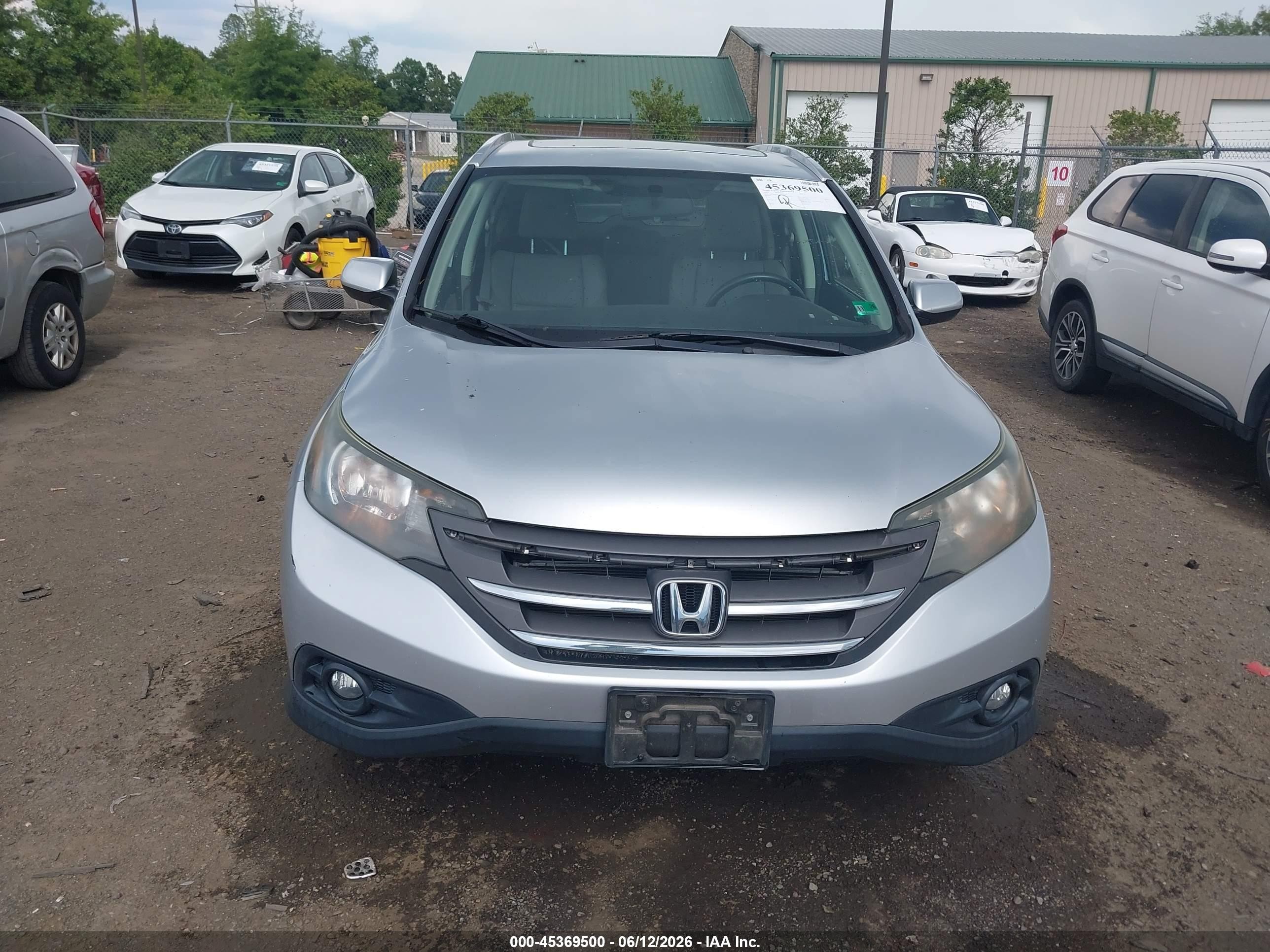 2013 Honda Cr-v Ex-l Silver vin: 2HKRM4H73DH685785