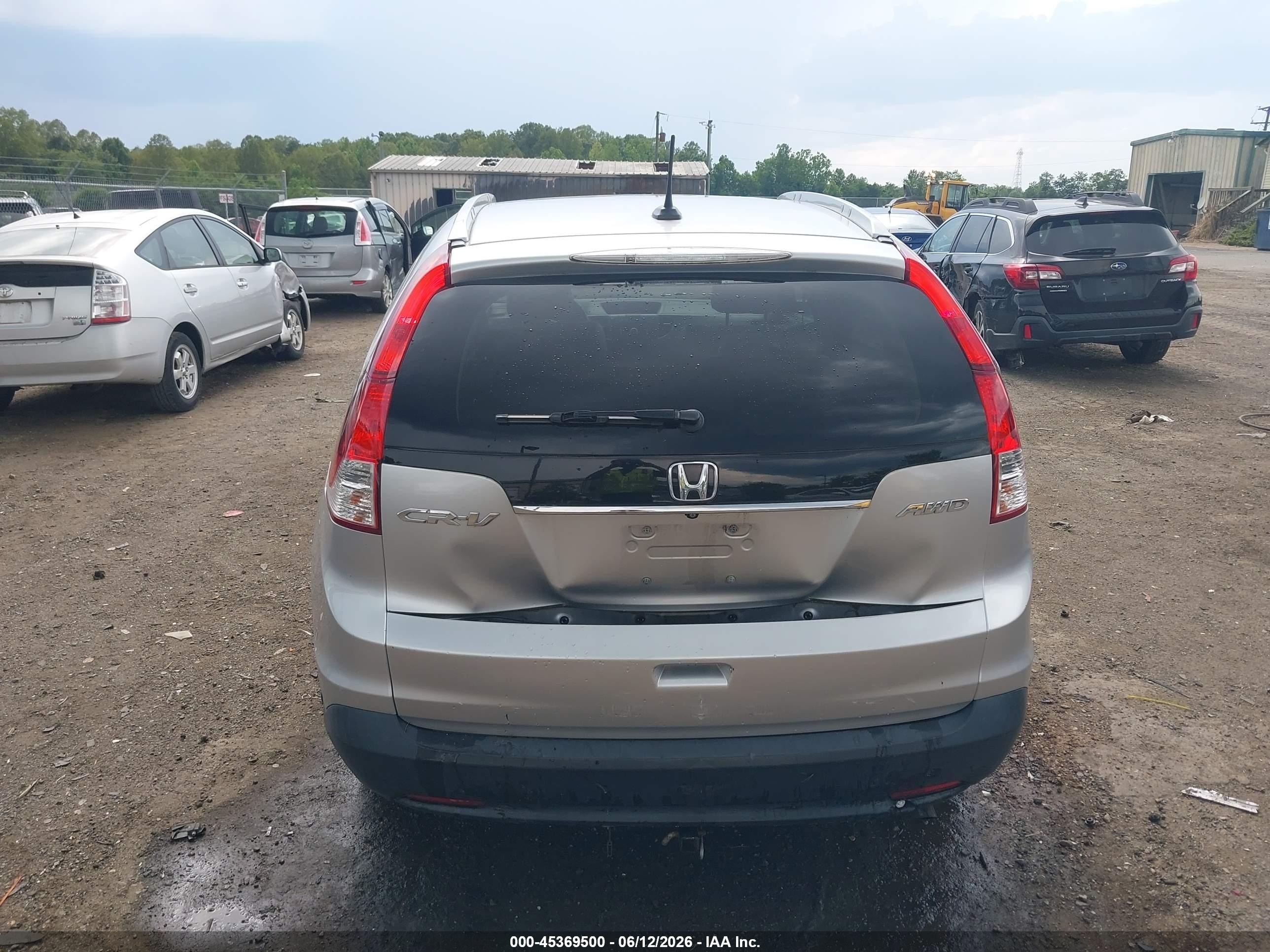 2013 Honda Cr-v Ex-l Silver vin: 2HKRM4H73DH685785