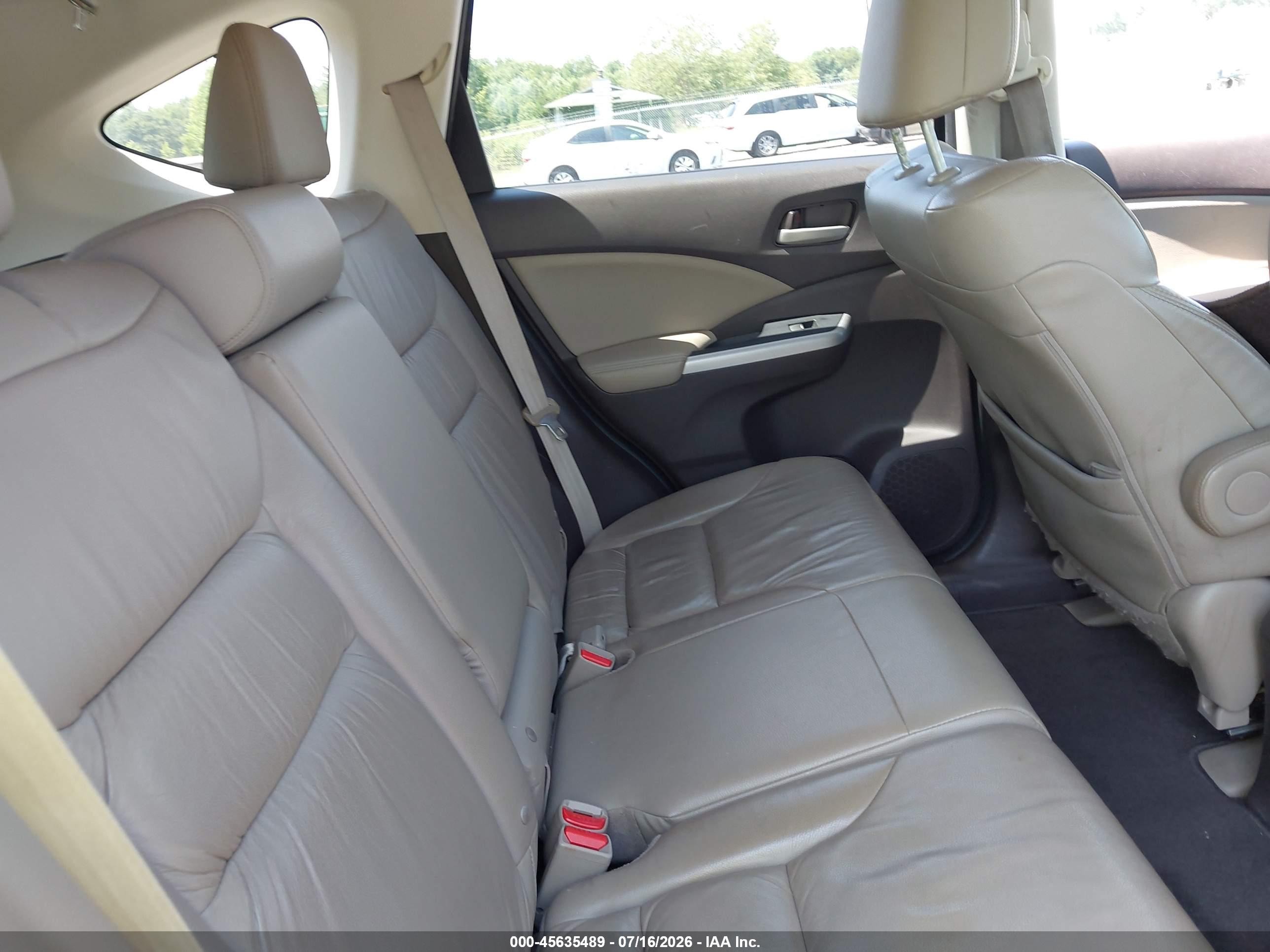 2013 Honda Cr-v Ex-l Light Blue vin: 2HKRM4H73DH689254
