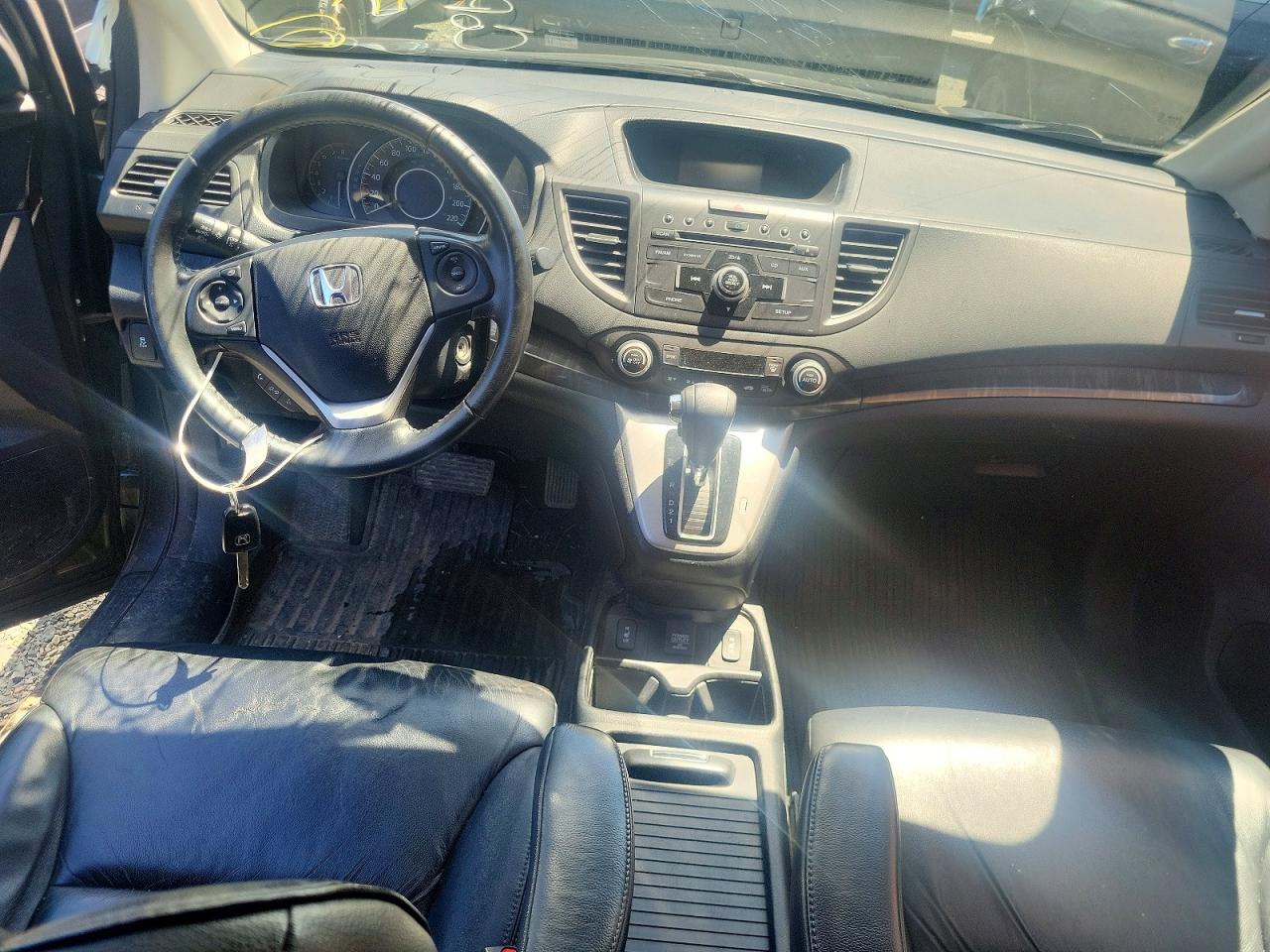 2014 Honda Cr-v Exl Серый vin: 2HKRM4H73EH129333