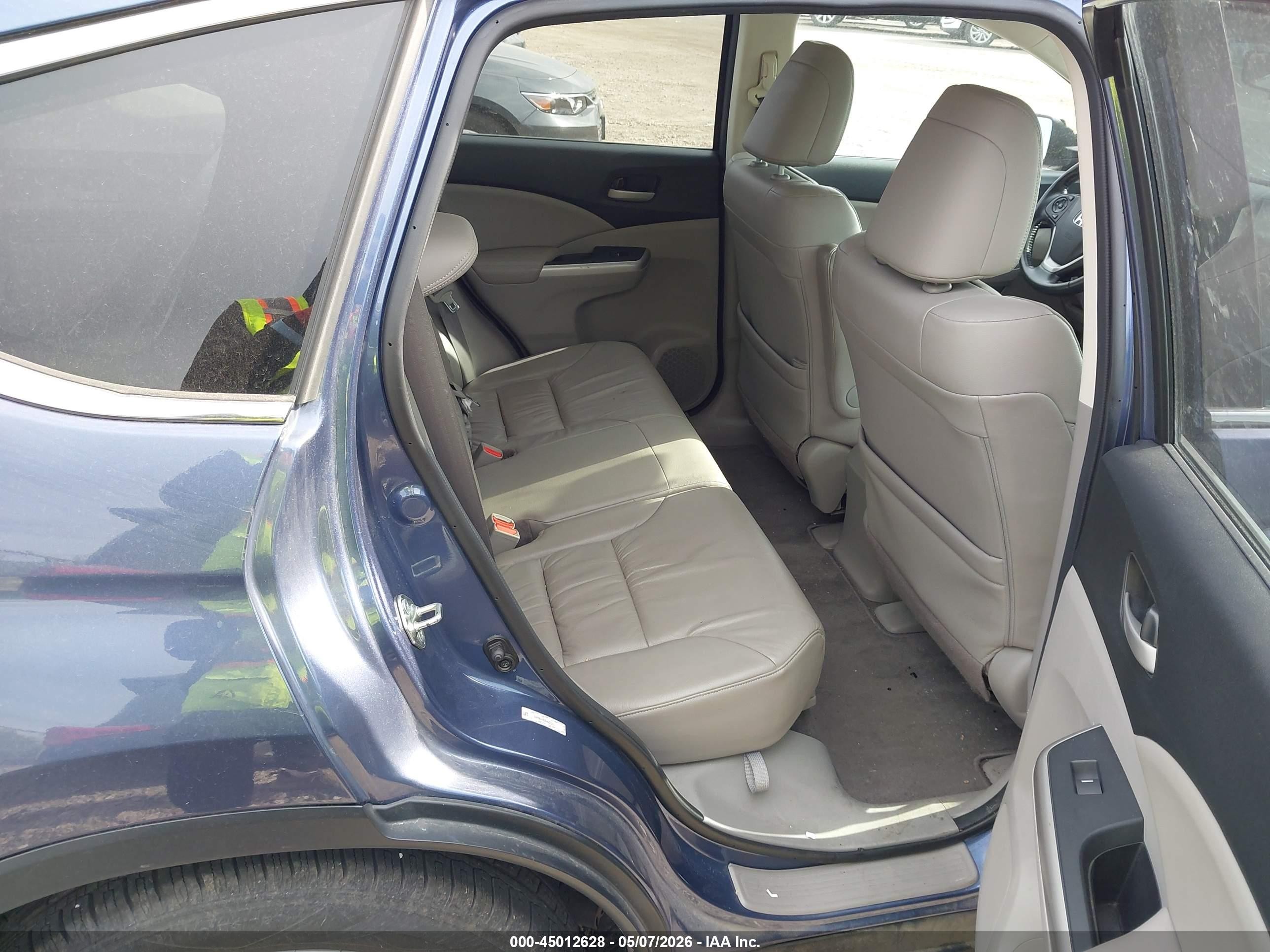 2014 Honda Cr-v Ex-l Синий vin: 2HKRM4H73EH607251