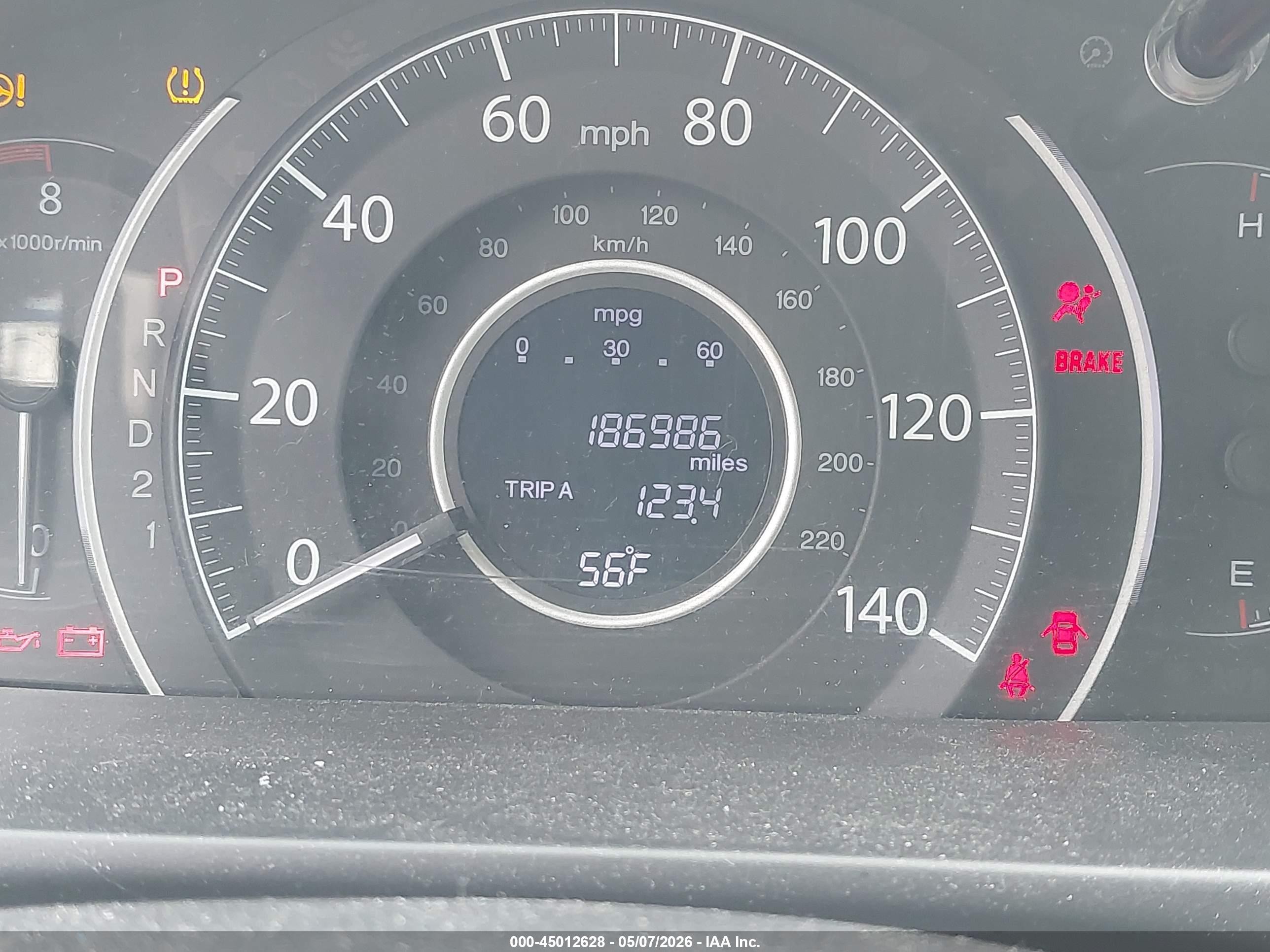 2014 Honda Cr-v Ex-l Синий vin: 2HKRM4H73EH607251