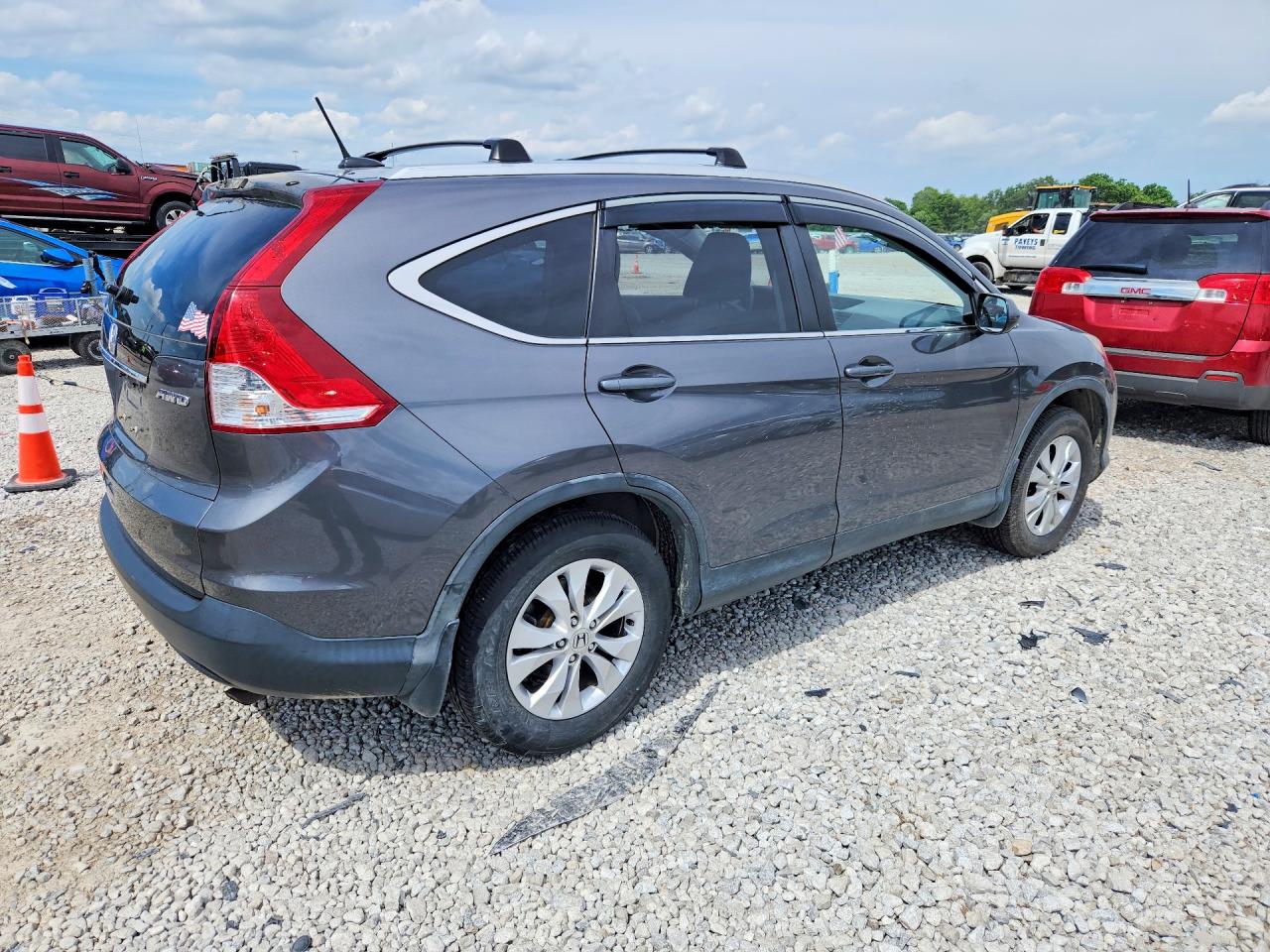 2014 Honda Cr-v Exl Gray vin: 2HKRM4H73EH612840