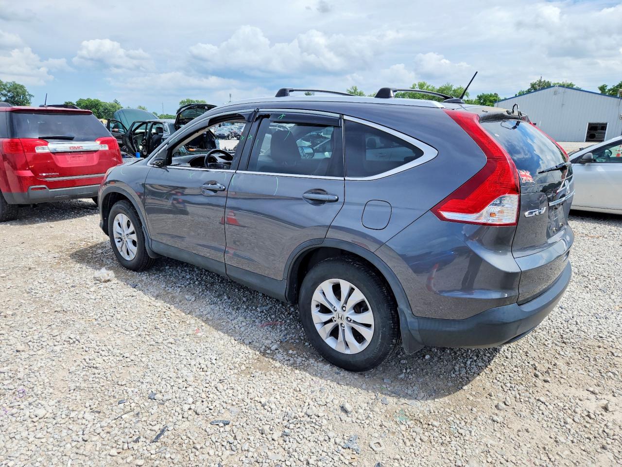 2014 Honda Cr-v Exl Gray vin: 2HKRM4H73EH612840