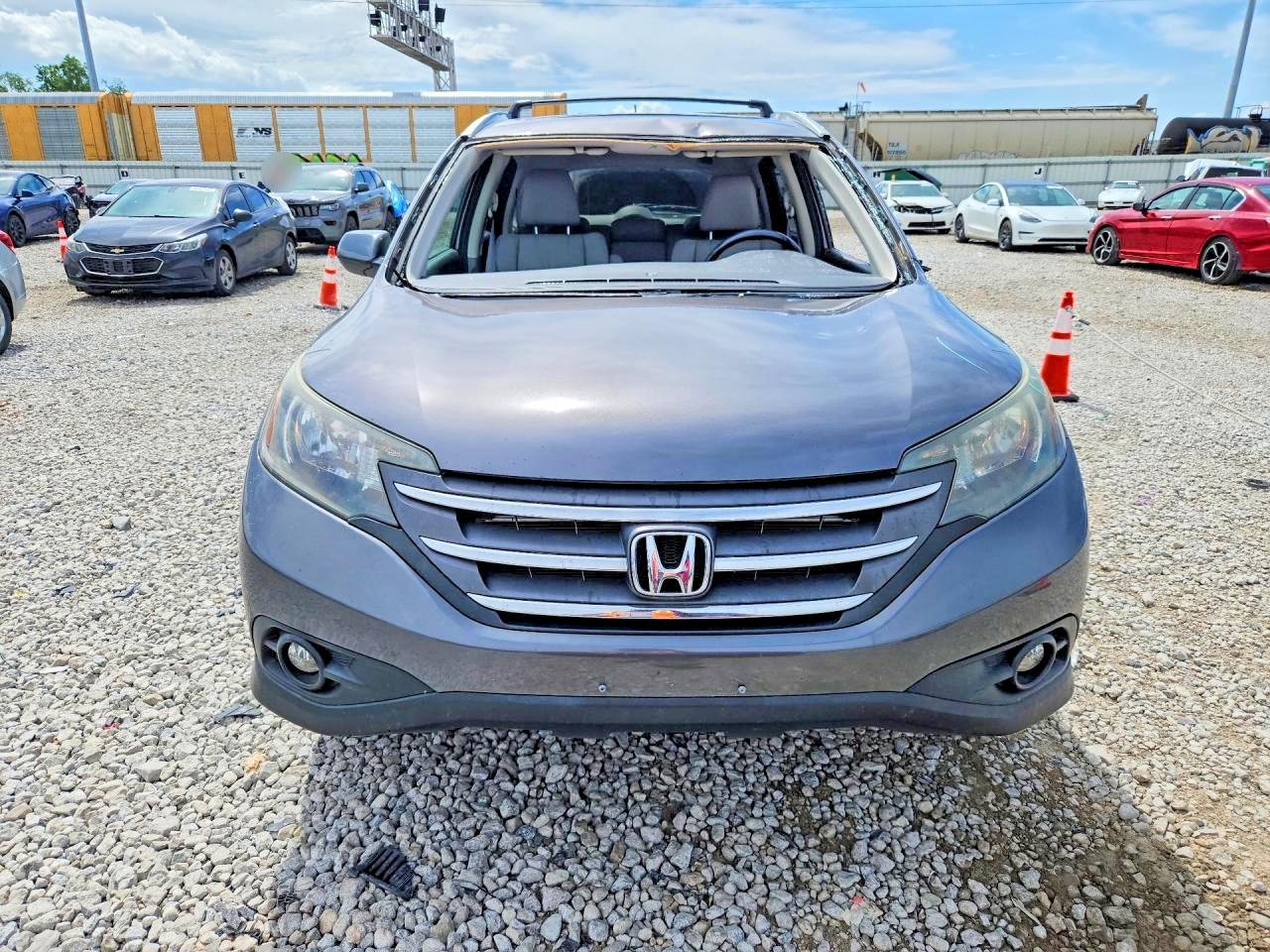 2014 Honda Cr-v Exl Gray vin: 2HKRM4H73EH612840