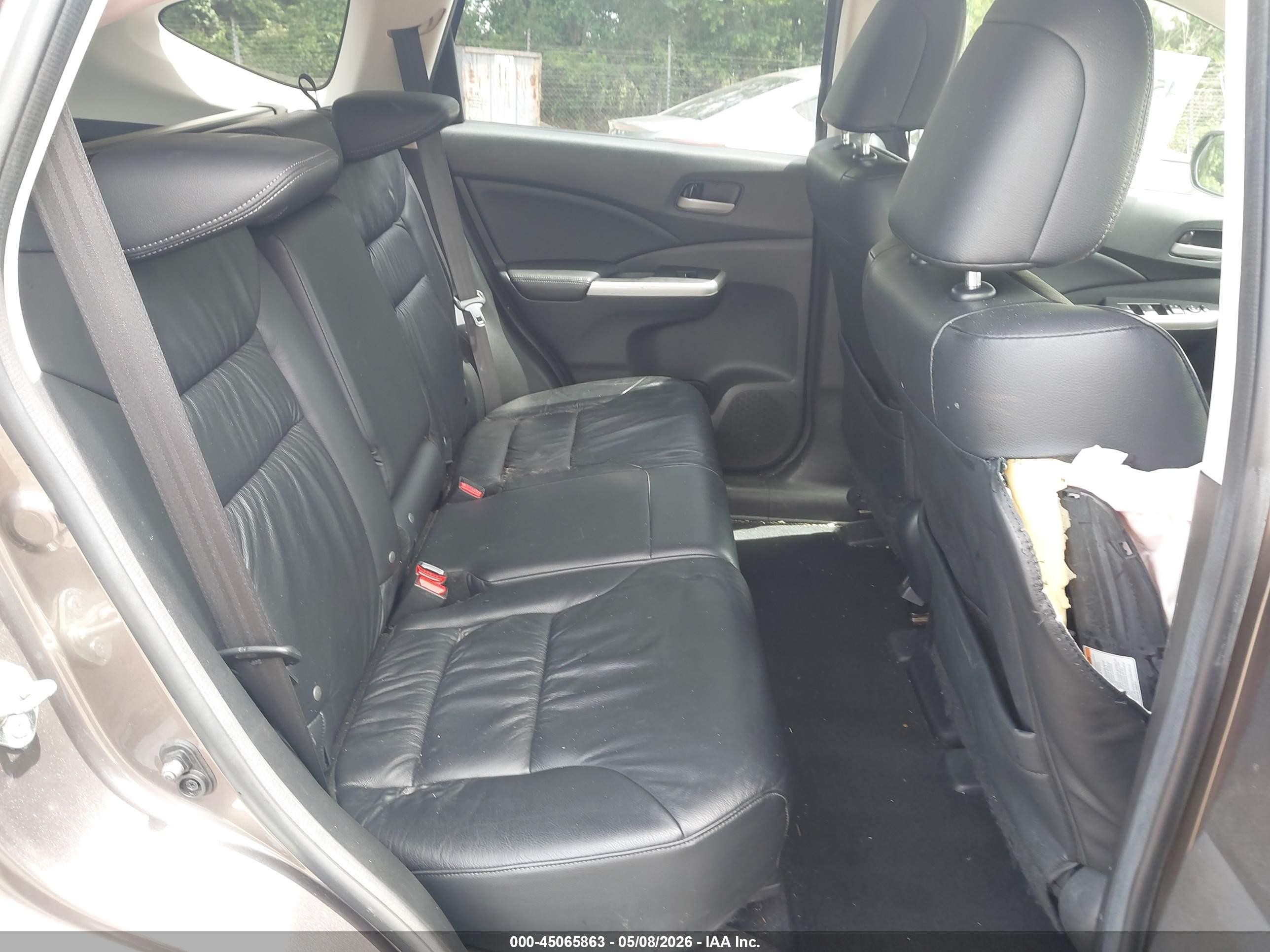 2014 Honda Cr-v Ex-l Gray vin: 2HKRM4H73EH628228