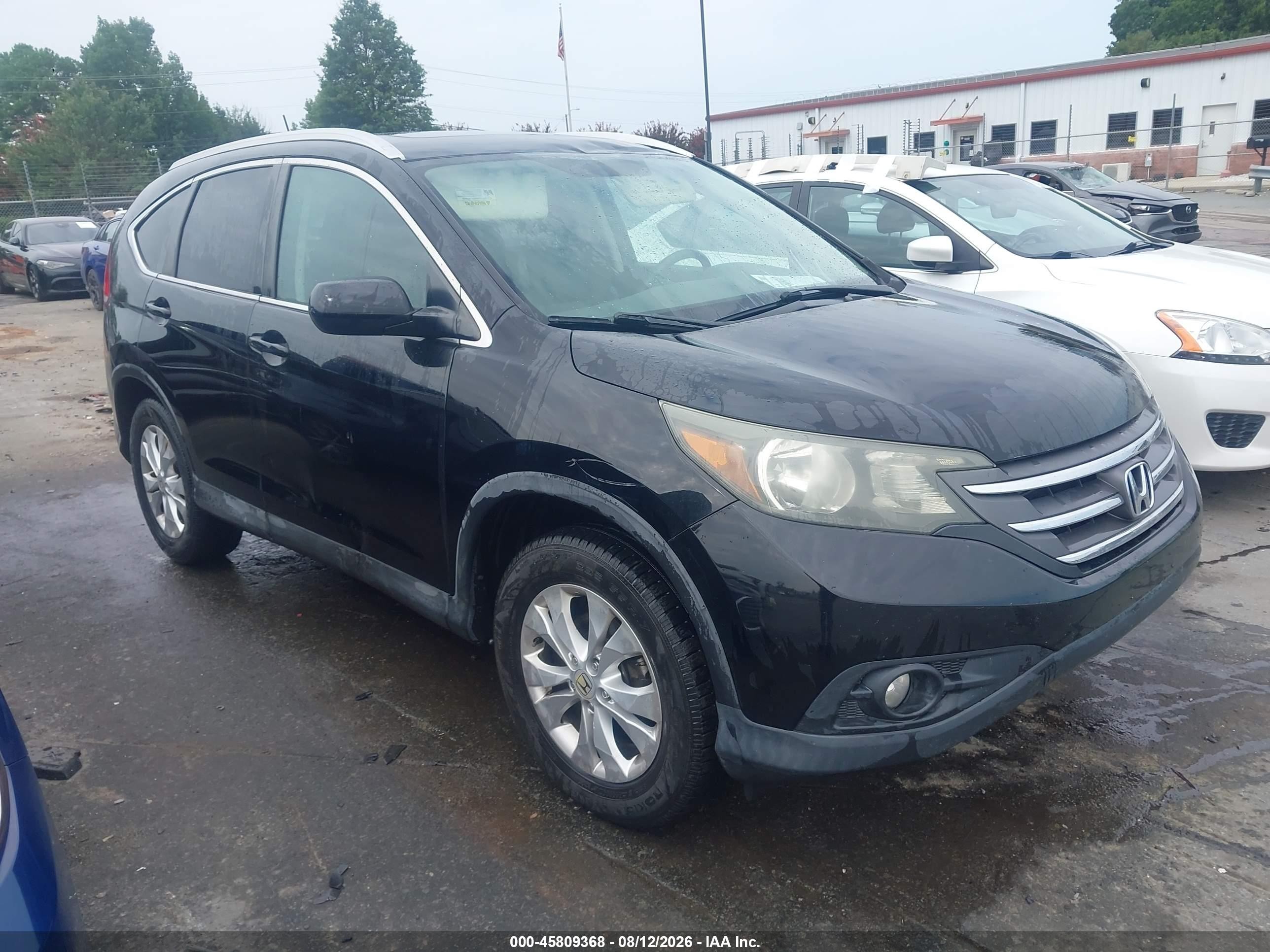 2014 Honda Cr-v Ex-l Black vin: 2HKRM4H73EH639519