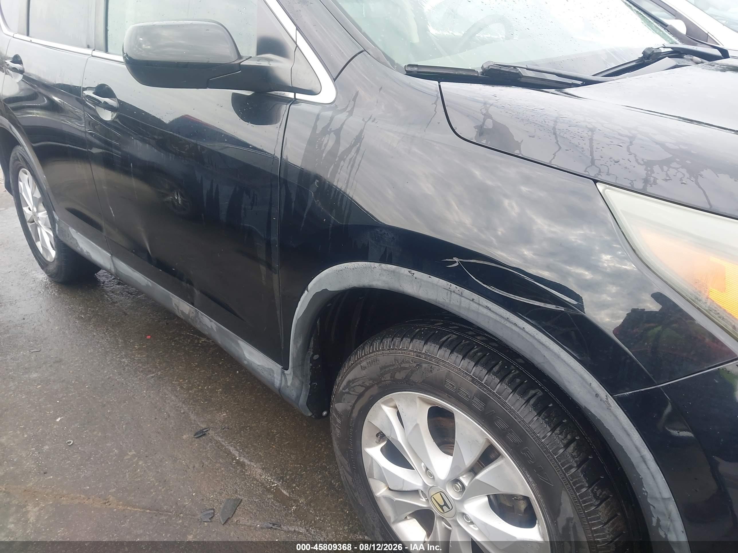 2014 Honda Cr-v Ex-l Black vin: 2HKRM4H73EH639519