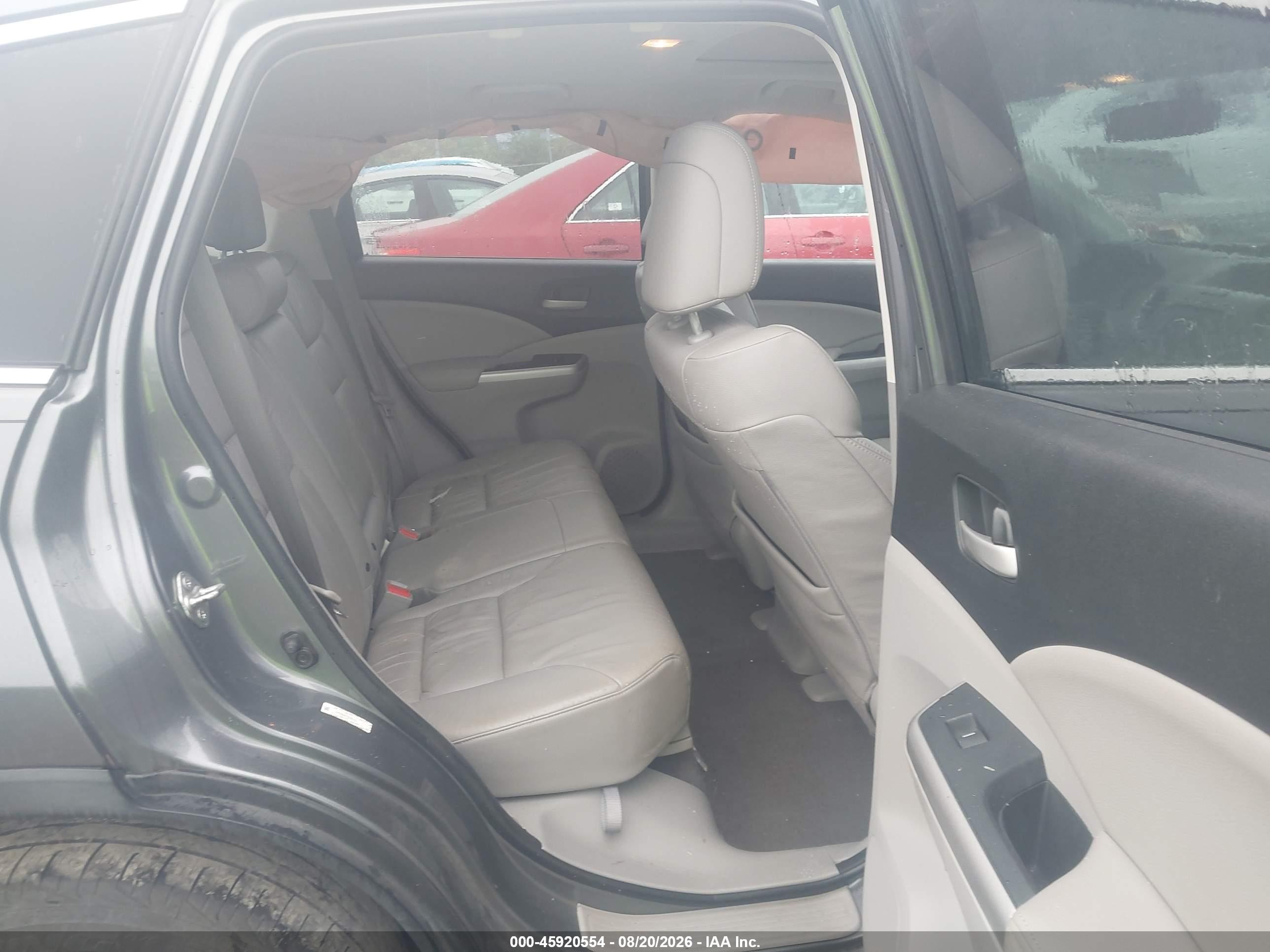 2014 Honda Cr-v Ex-l Gray vin: 2HKRM4H73EH651511