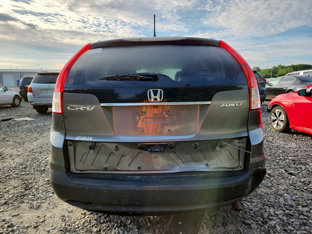 2014 Honda Cr-v Exl Gray vin: 2HKRM4H73EH651573