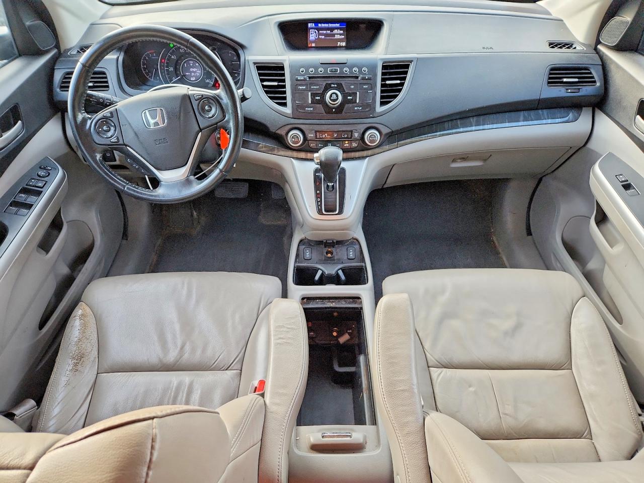 2014 Honda Cr-v Exl Gray vin: 2HKRM4H73EH651573