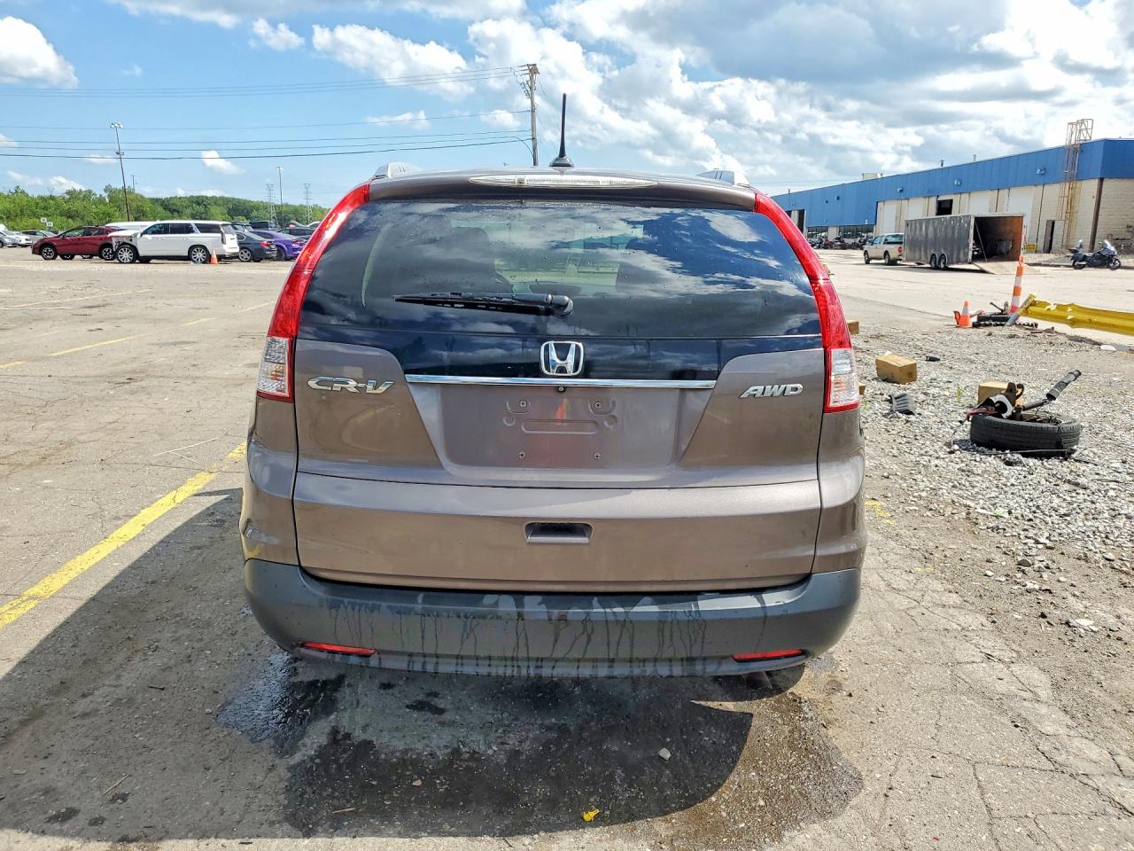 2014 Honda Cr-v Exl Tan vin: 2HKRM4H73EH651654