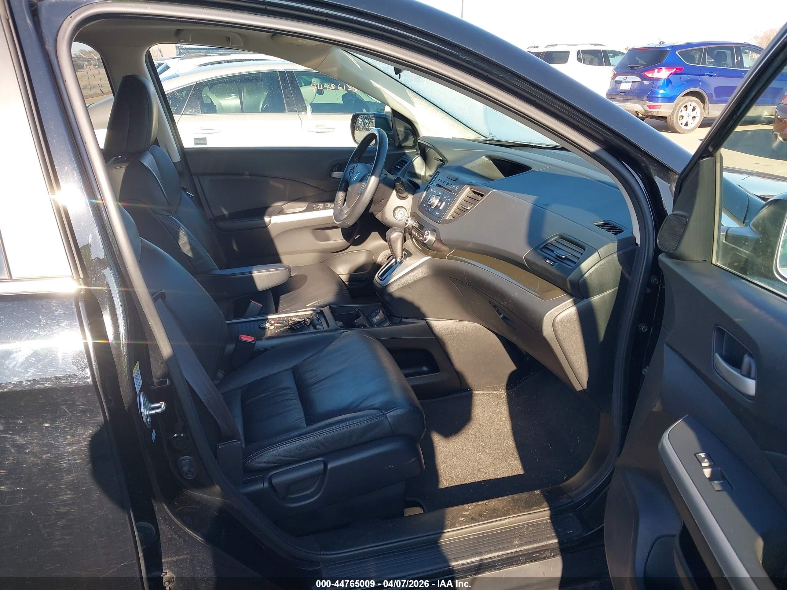 2014 Honda Cr-v Ex-l Черный vin: 2HKRM4H73EH666557