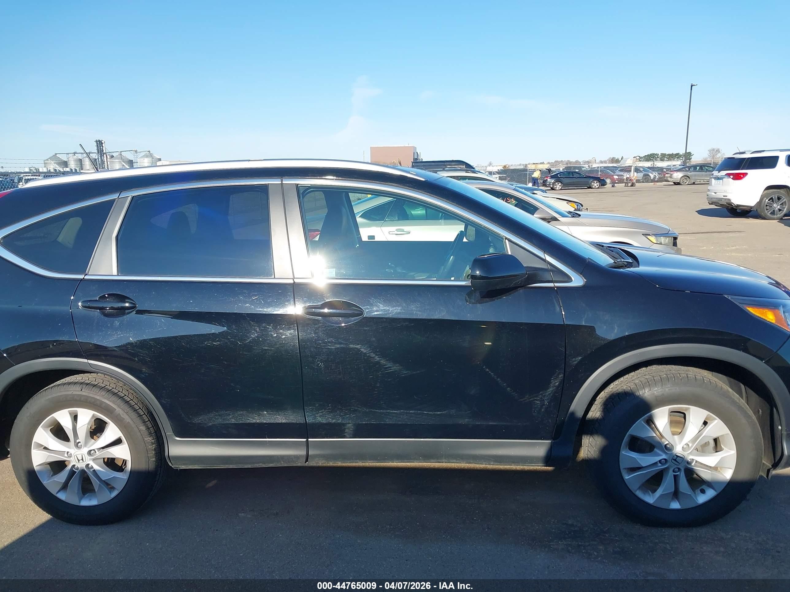 2014 Honda Cr-v Ex-l Черный vin: 2HKRM4H73EH666557