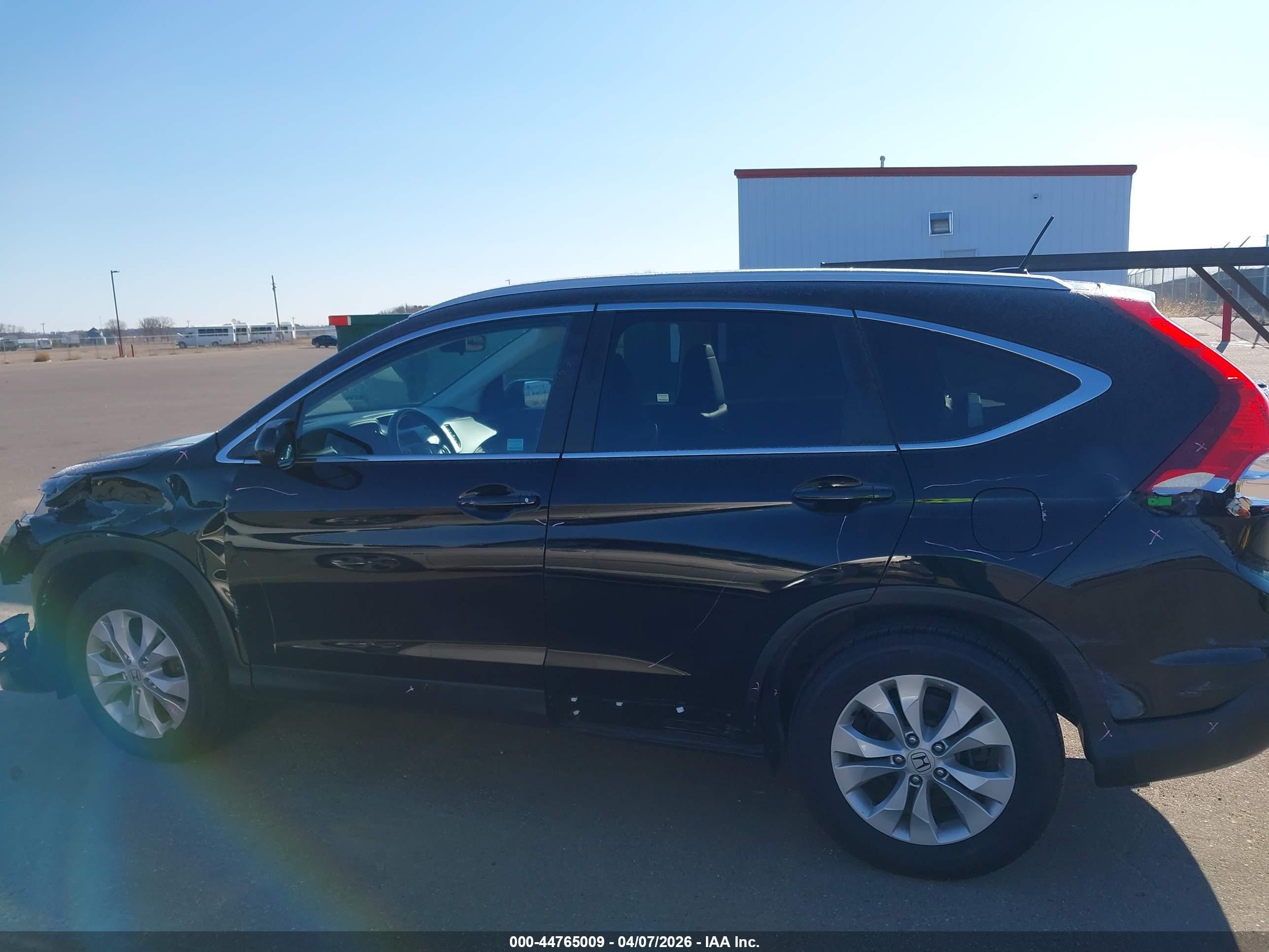 2014 Honda Cr-v Ex-l Черный vin: 2HKRM4H73EH666557