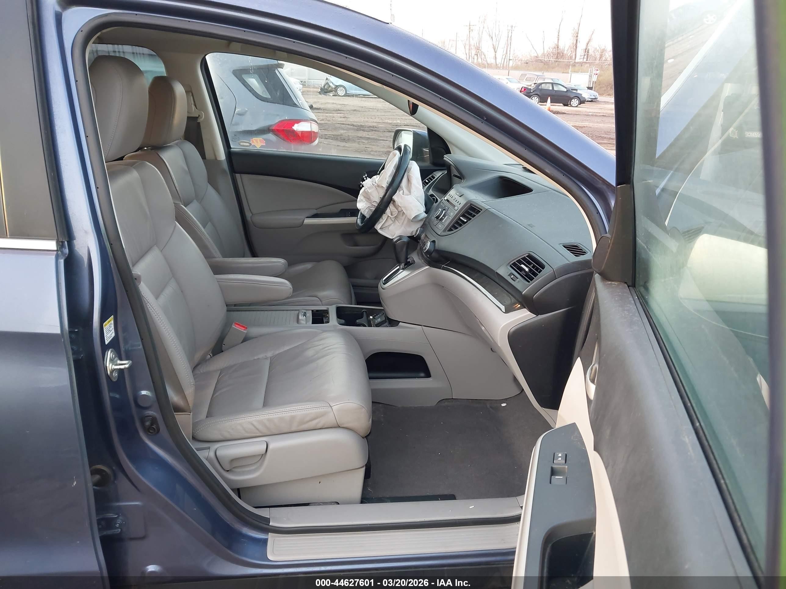 2014 Honda Cr-v Ex-l Silver vin: 2HKRM4H73EH667787
