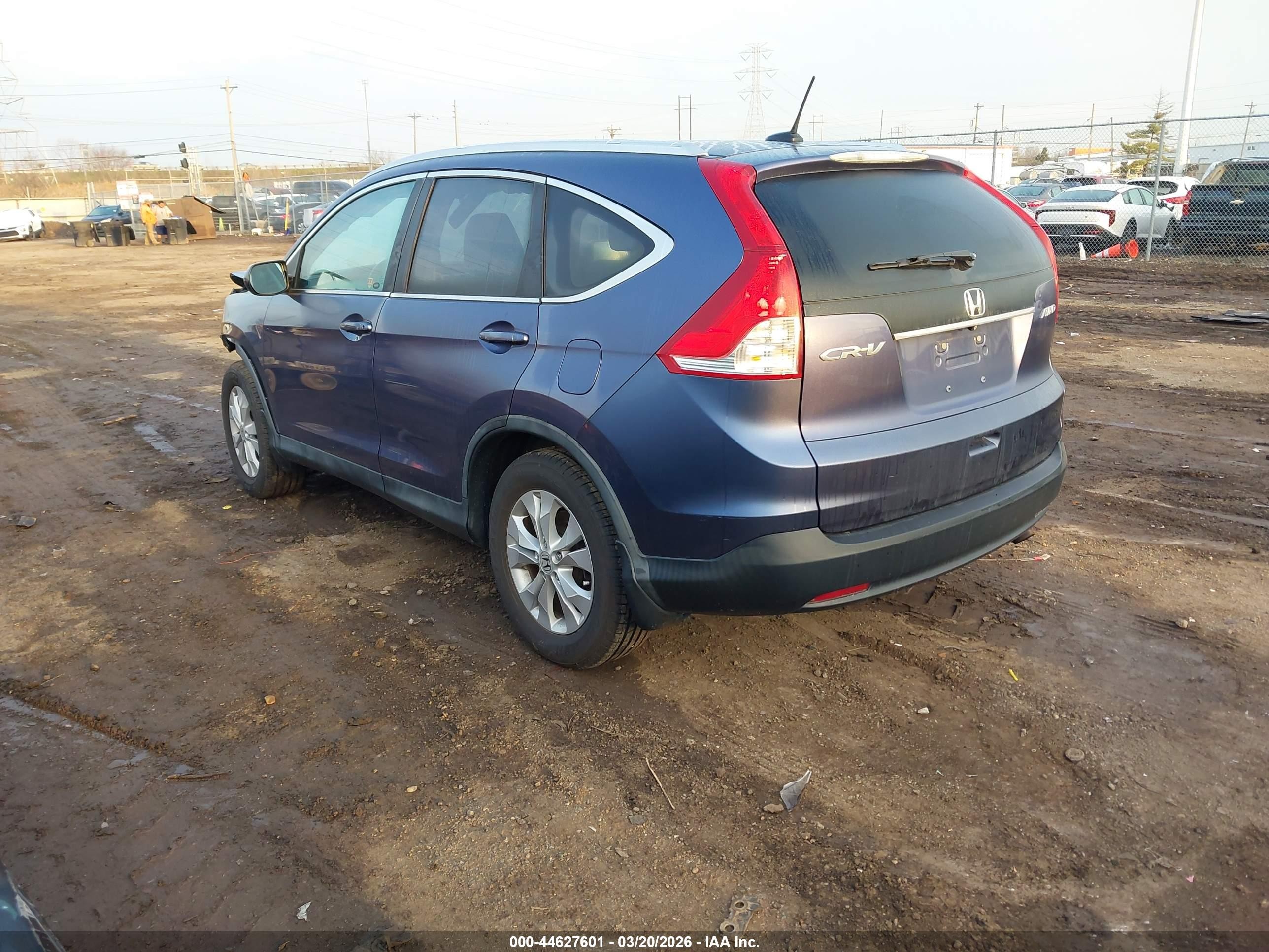 2014 Honda Cr-v Ex-l Silver vin: 2HKRM4H73EH667787
