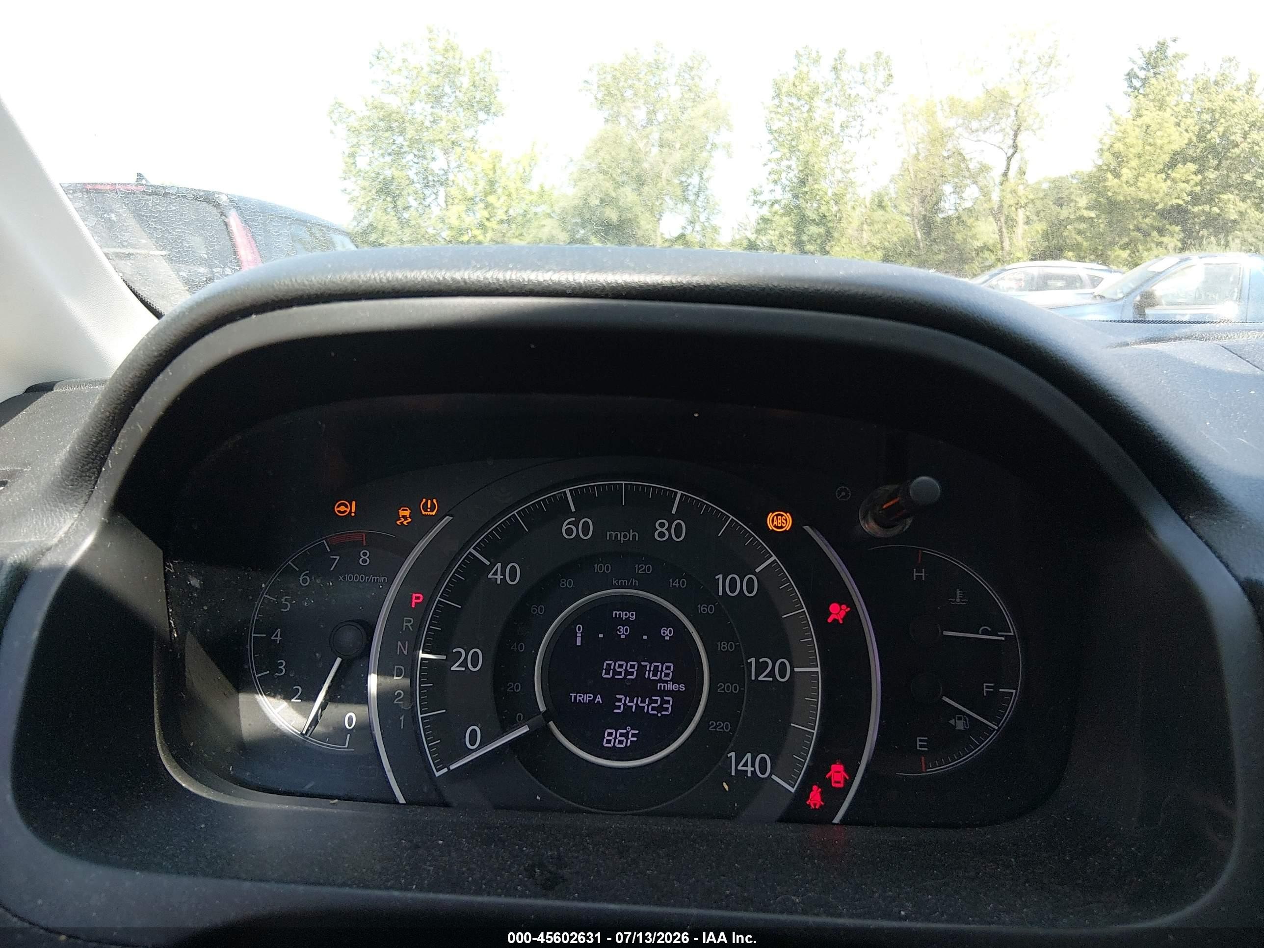 2014 Honda Cr-v Ex-l Blue vin: 2HKRM4H73EH670270