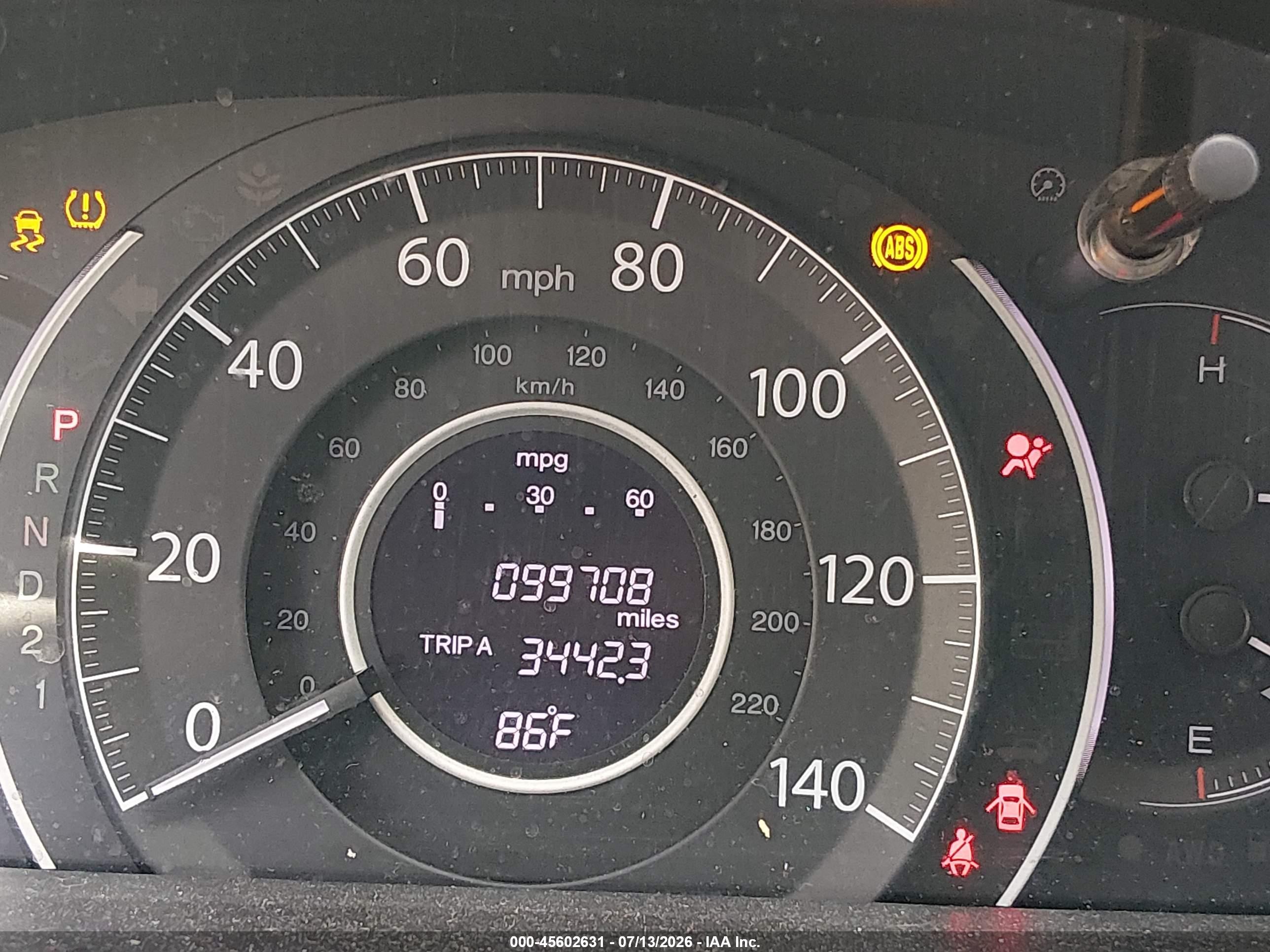 2014 Honda Cr-v Ex-l Blue vin: 2HKRM4H73EH670270