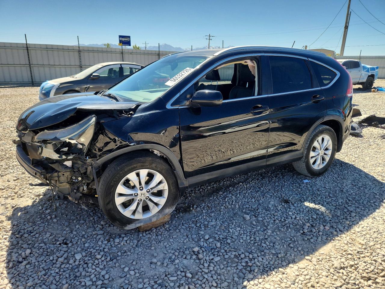 2014 Honda Cr-v Exl Black vin: 2HKRM4H73EH675730
