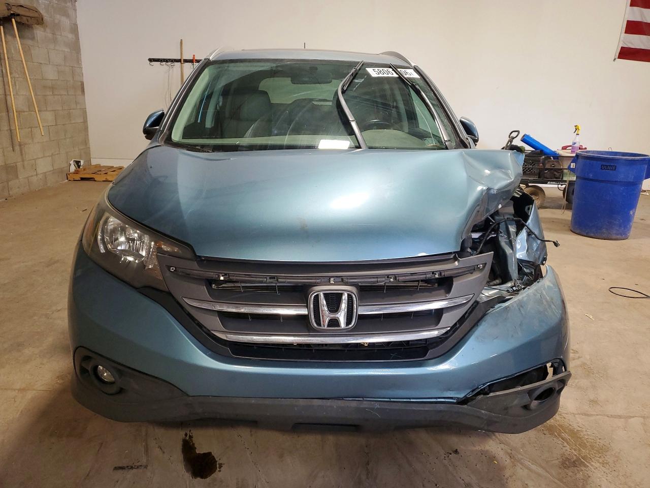 2014 Honda Cr-v Exl Blue vin: 2HKRM4H73EH682290
