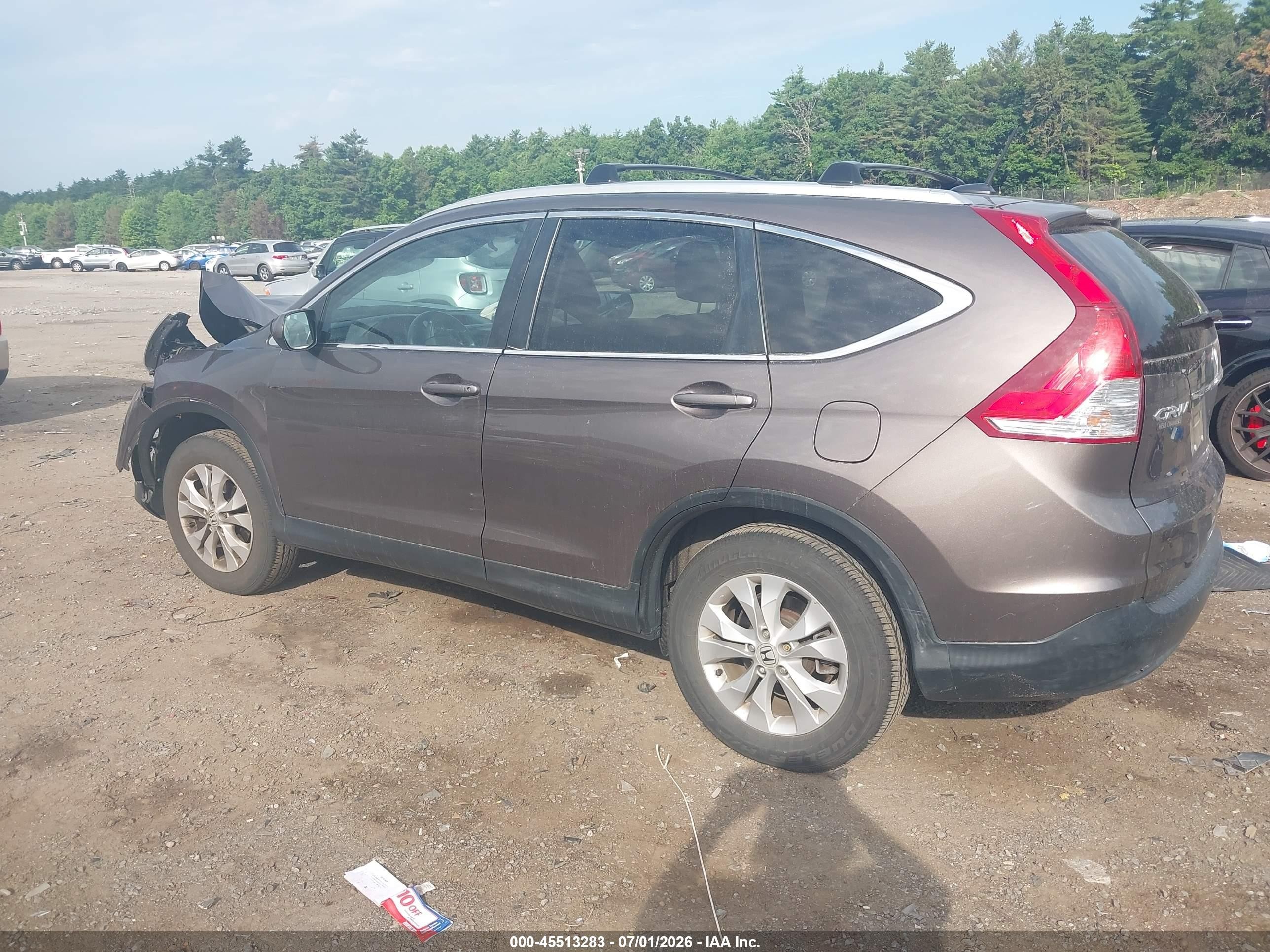 2014 Honda Cr-v Ex-l Коричневый vin: 2HKRM4H73EH683763