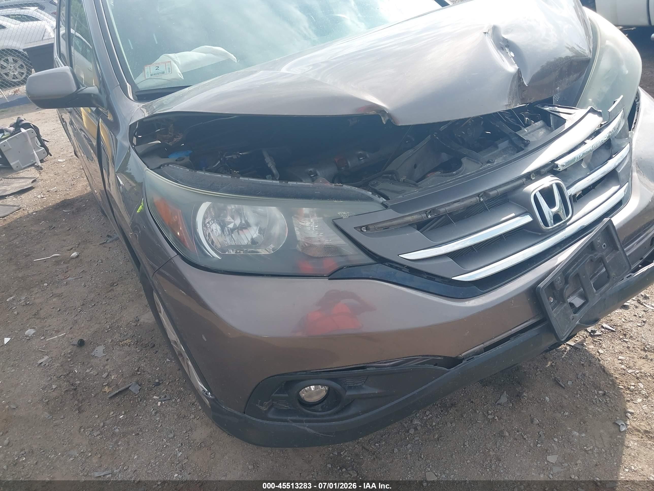 2014 Honda Cr-v Ex-l Коричневый vin: 2HKRM4H73EH683763