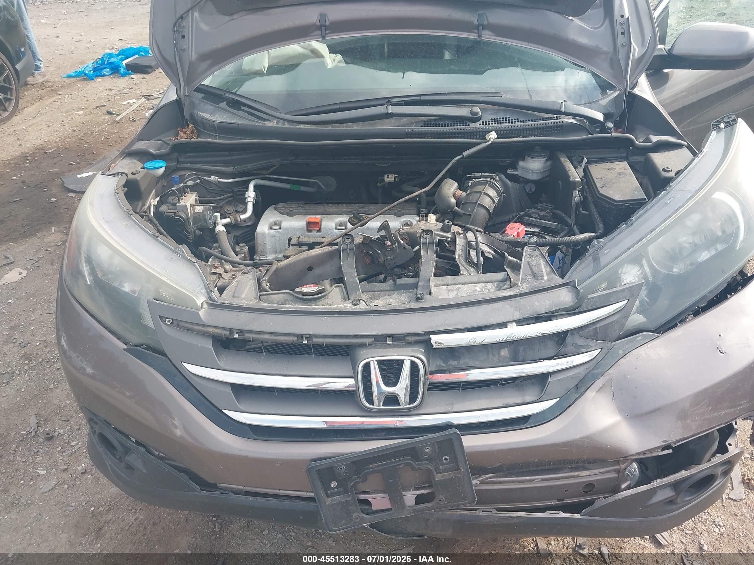 2014 Honda Cr-v Ex-l Коричневый vin: 2HKRM4H73EH683763