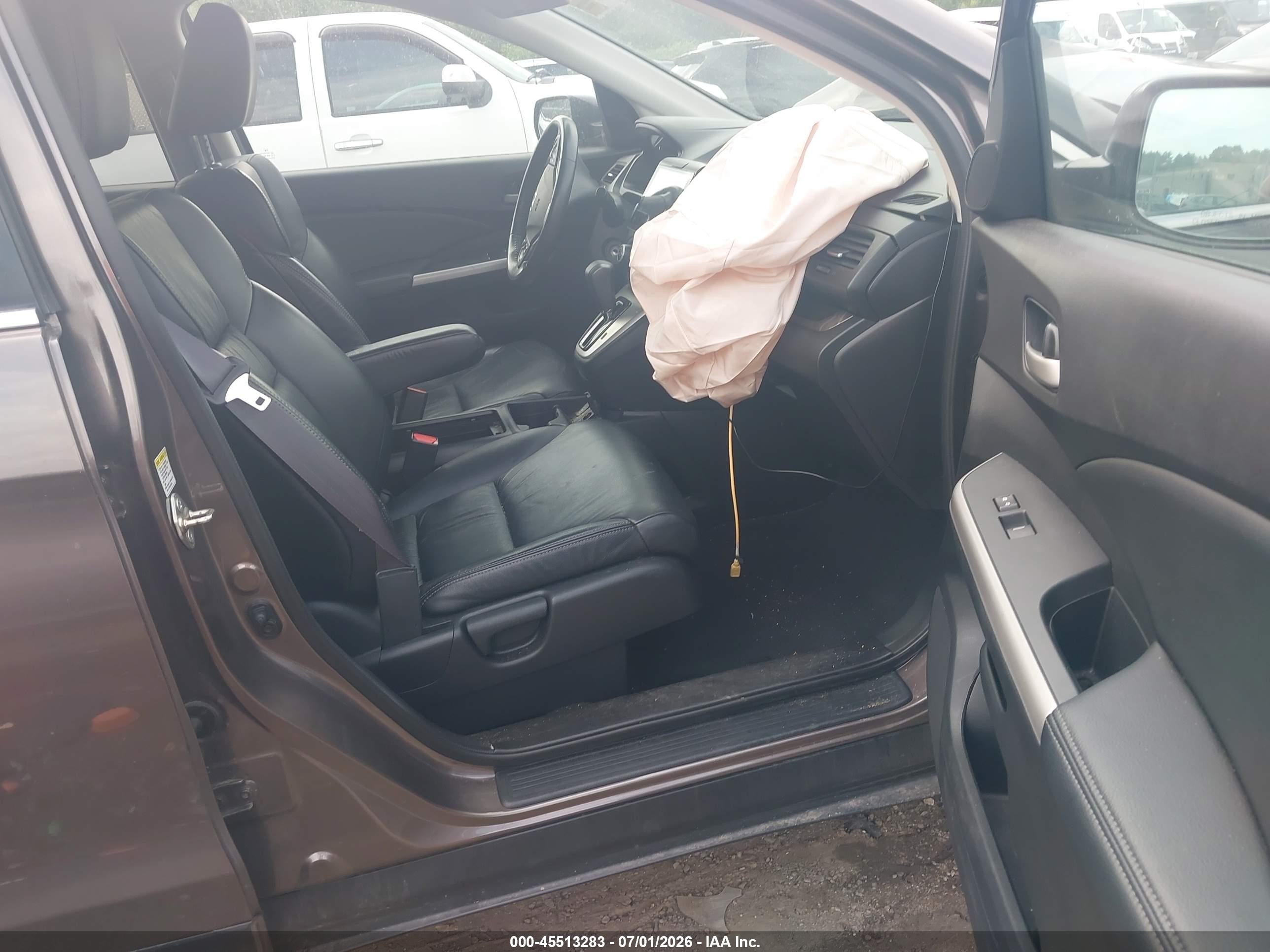 2014 Honda Cr-v Ex-l Коричневый vin: 2HKRM4H73EH683763