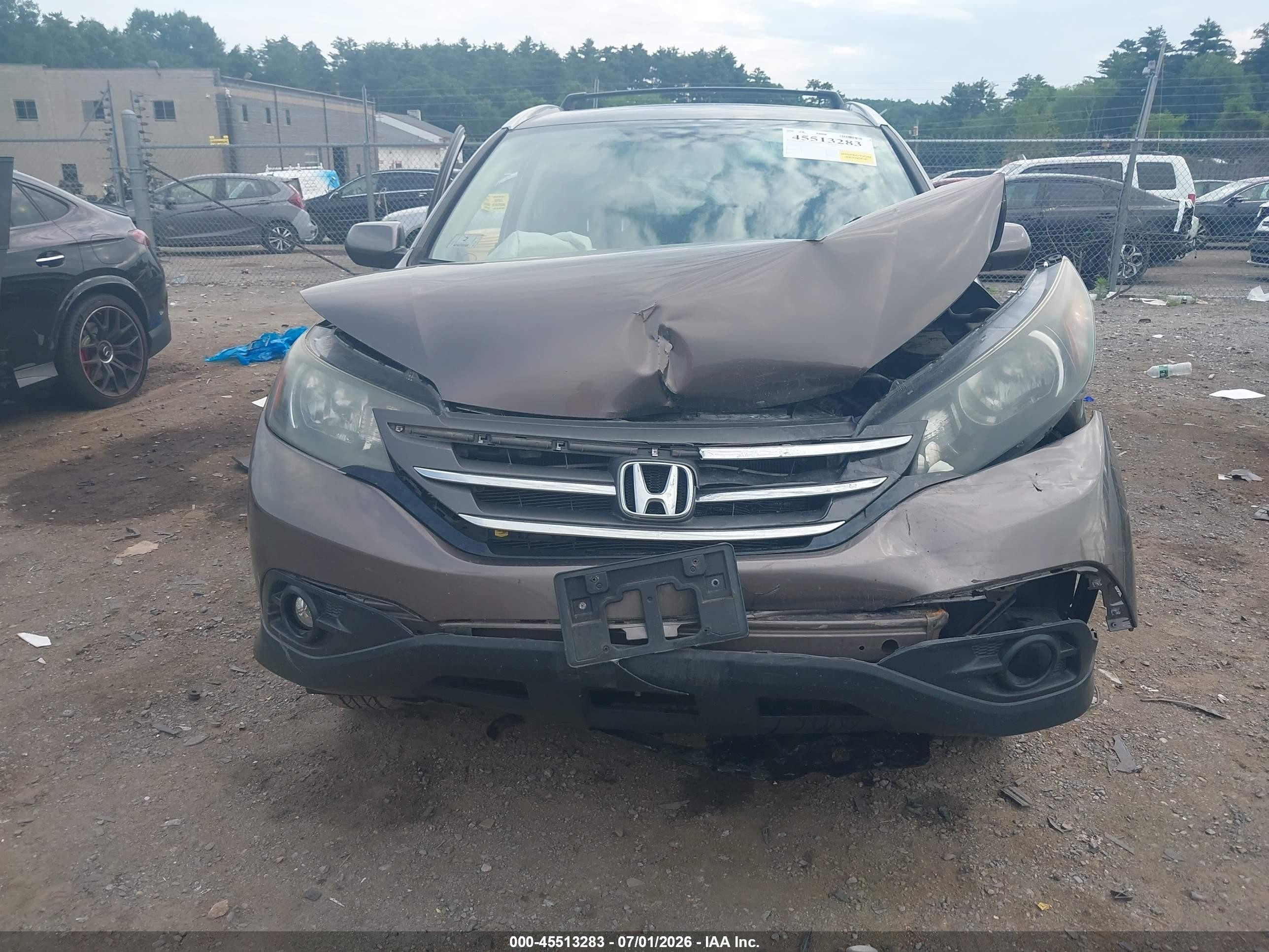 2014 Honda Cr-v Ex-l Коричневый vin: 2HKRM4H73EH683763