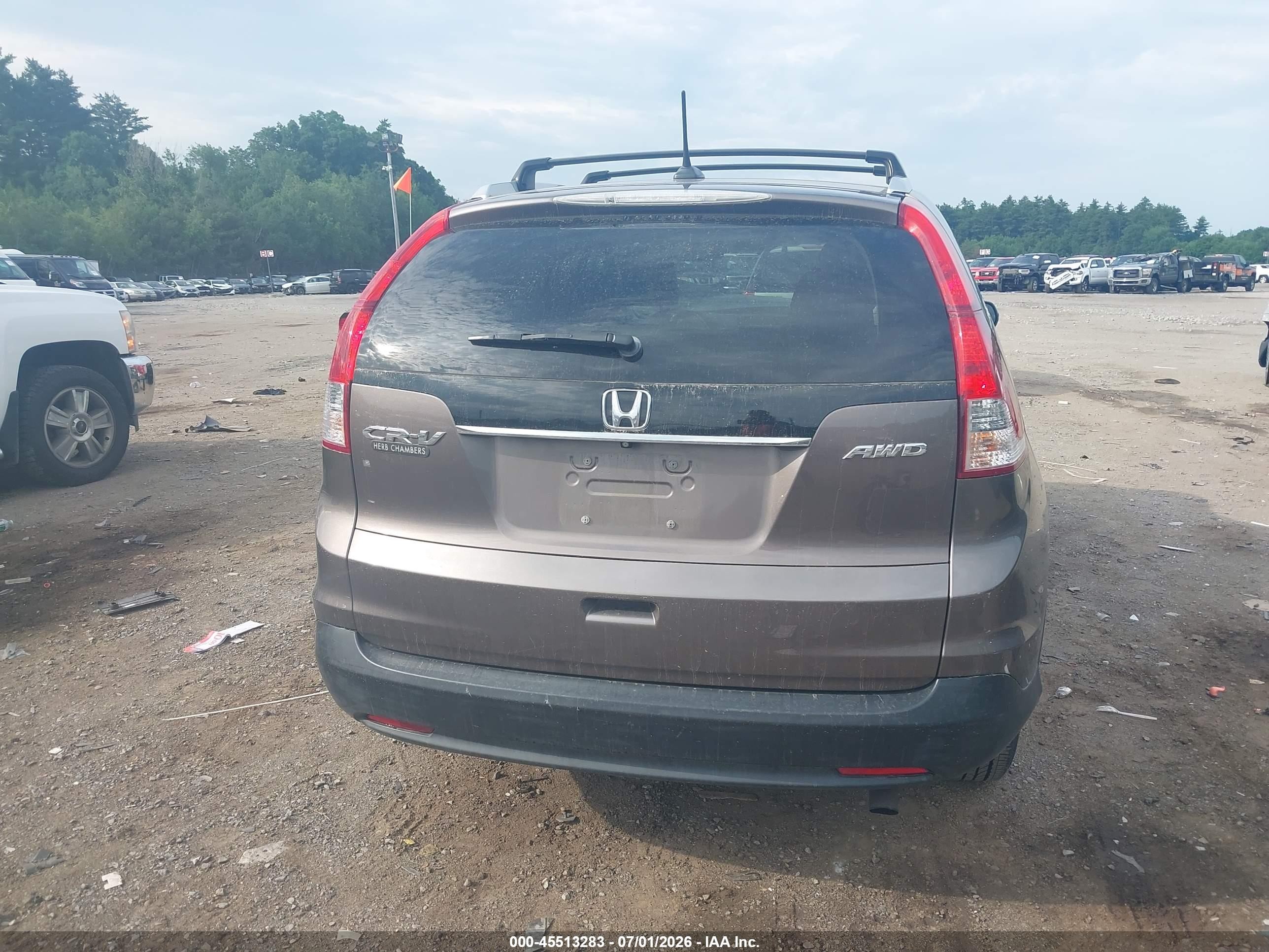 2014 Honda Cr-v Ex-l Коричневый vin: 2HKRM4H73EH683763