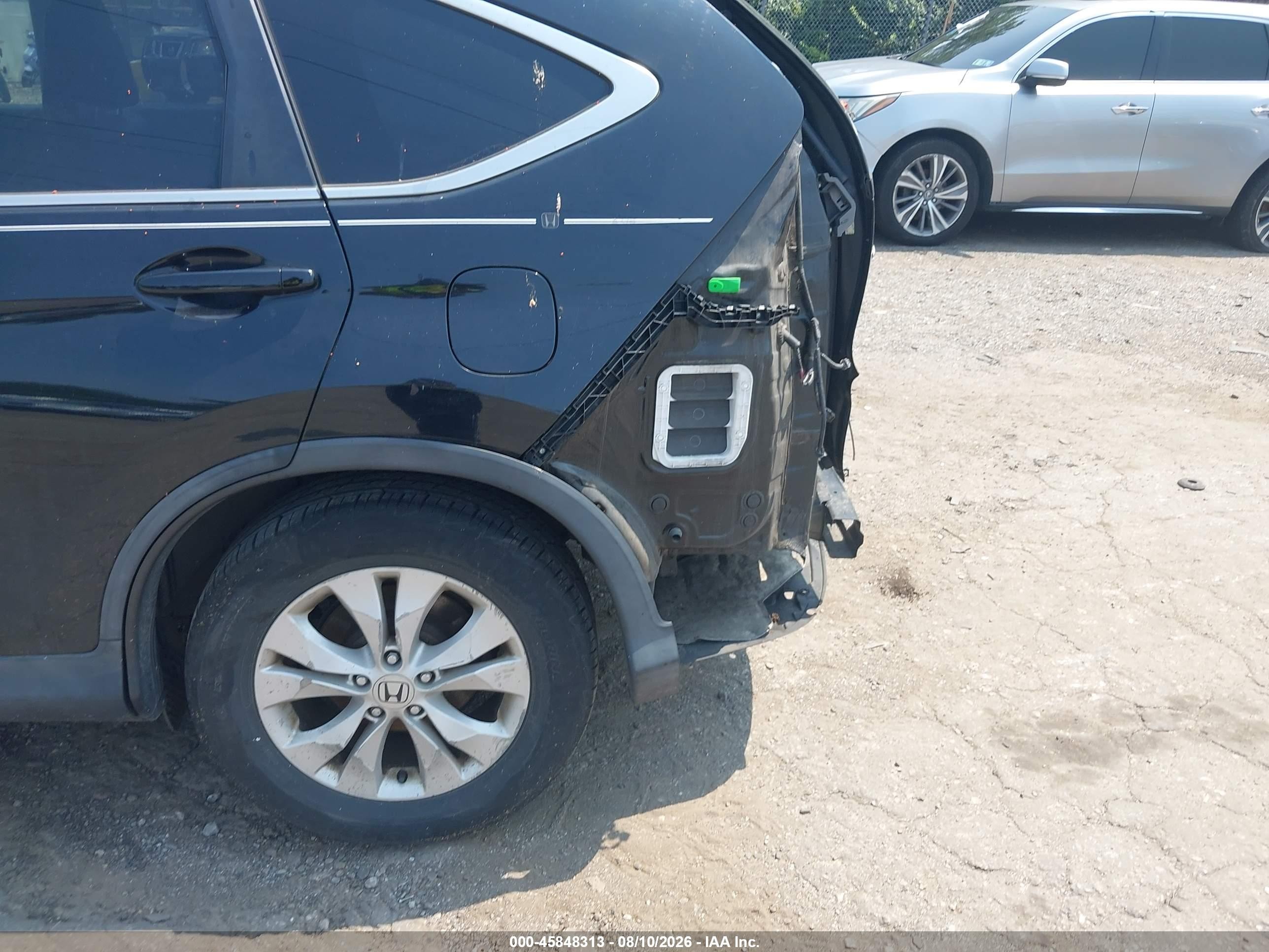 2014 Honda Cr-v Ex-l Черный vin: 2HKRM4H73EH703686