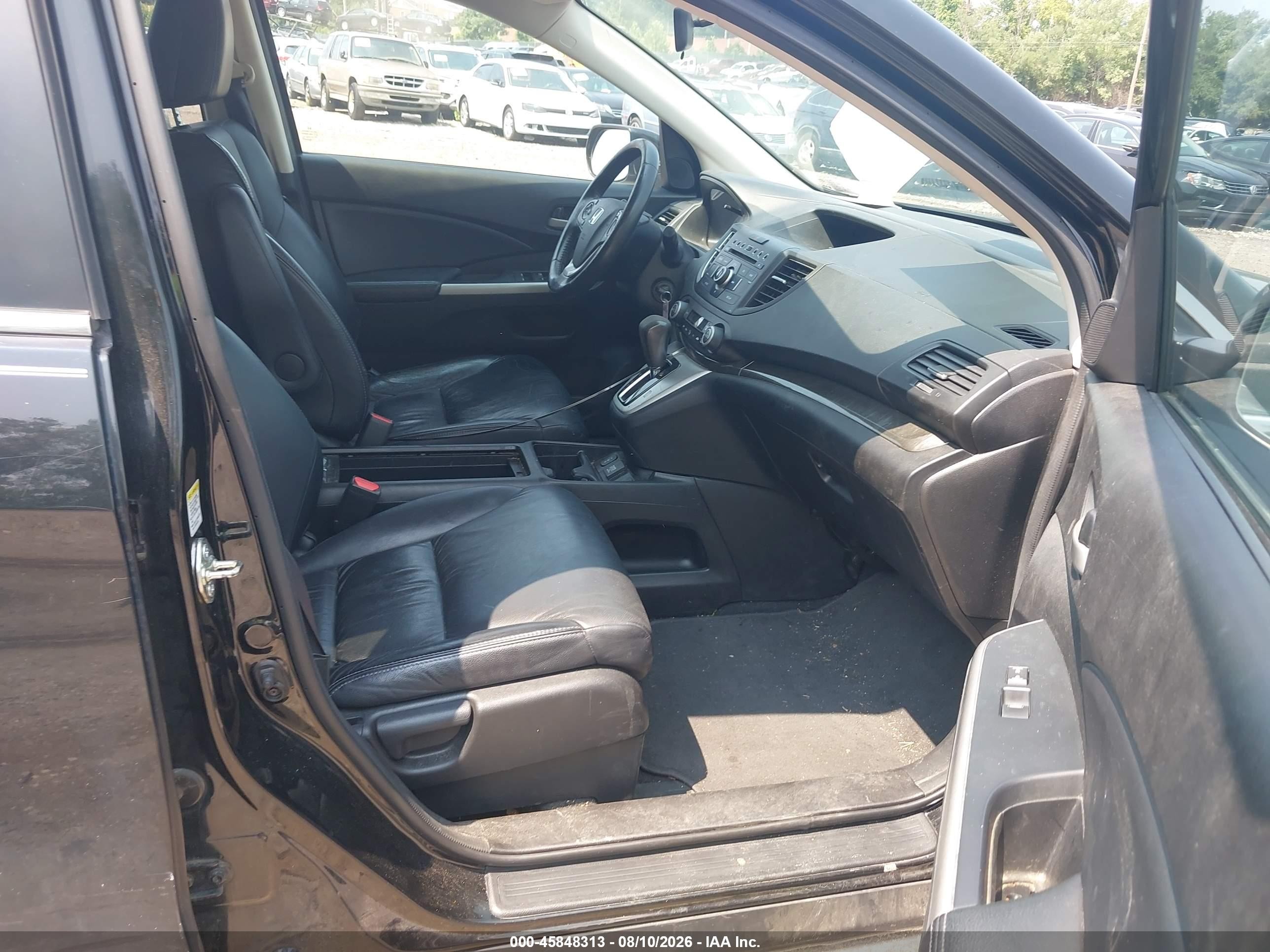 2014 Honda Cr-v Ex-l Черный vin: 2HKRM4H73EH703686