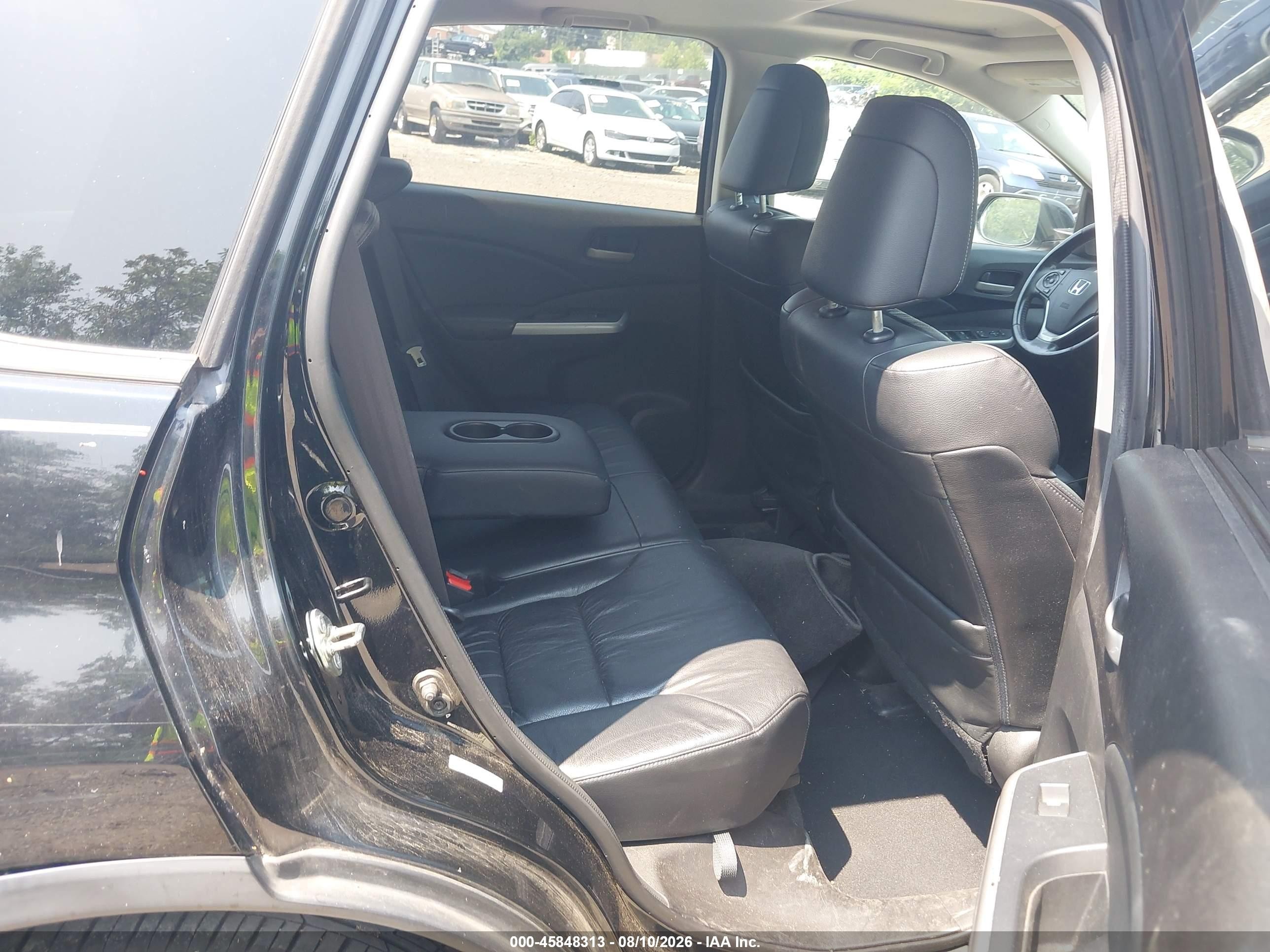 2014 Honda Cr-v Ex-l Черный vin: 2HKRM4H73EH703686