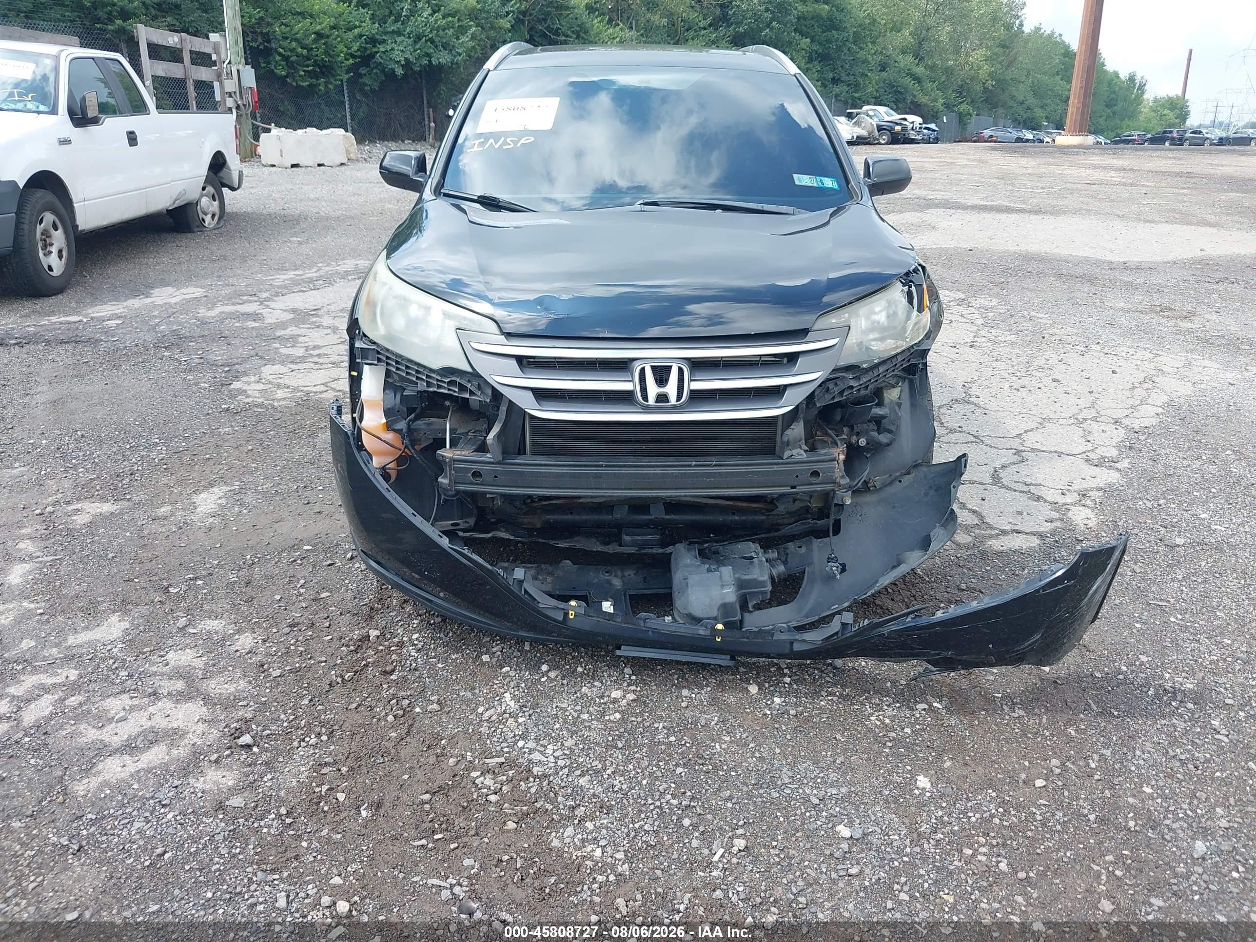 2014 Honda Cr-v Ex-l Black vin: 2HKRM4H73EH713330