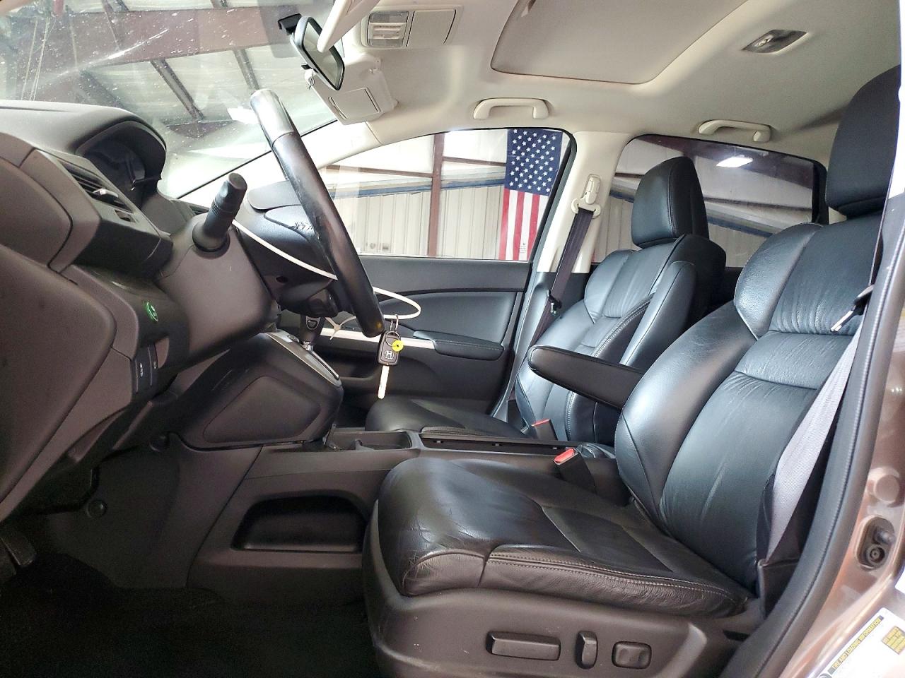 2014 Honda Cr-v Exl Brown vin: 2HKRM4H73EH713876