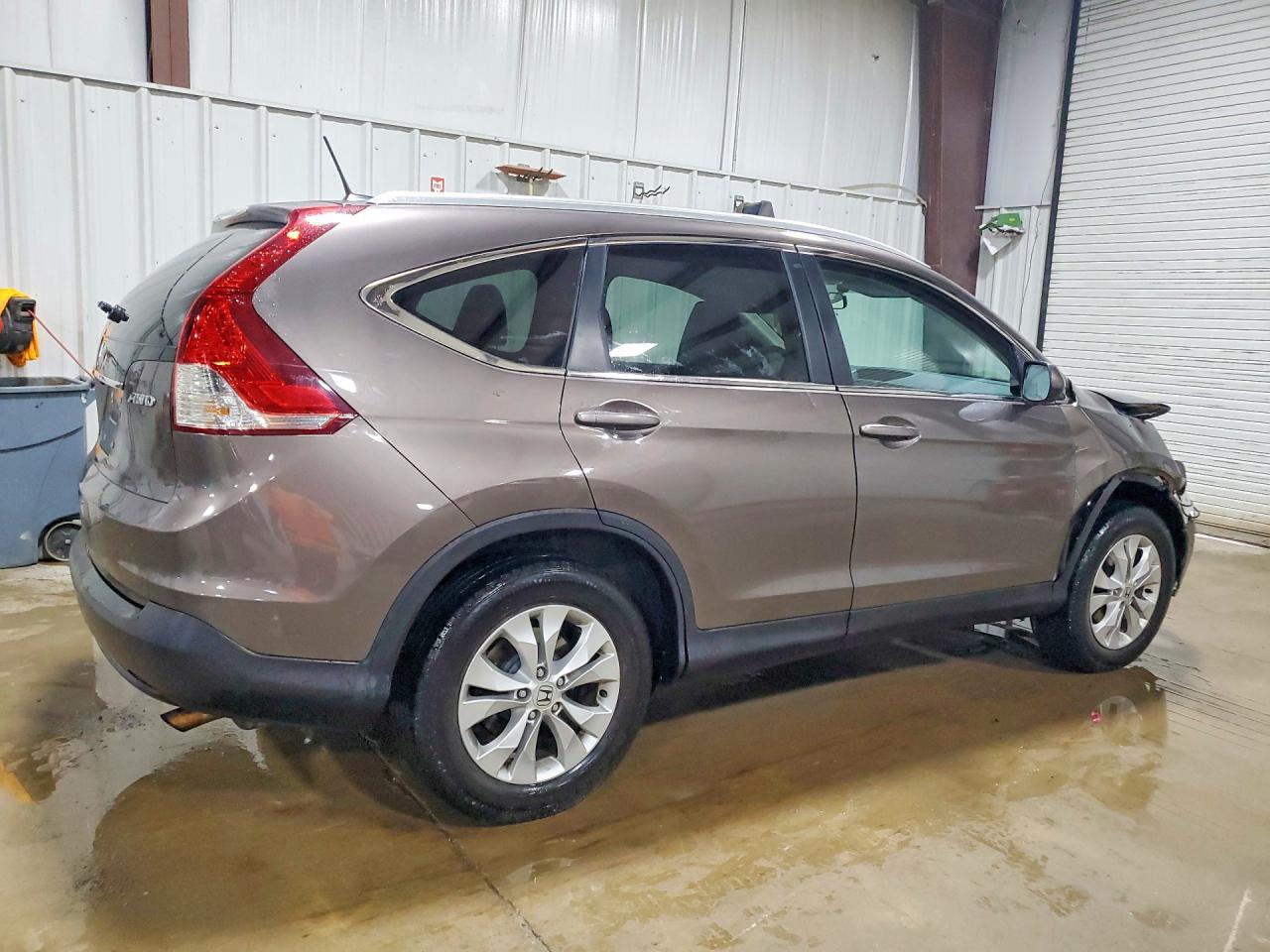 2014 Honda Cr-v Exl Brown vin: 2HKRM4H73EH713876