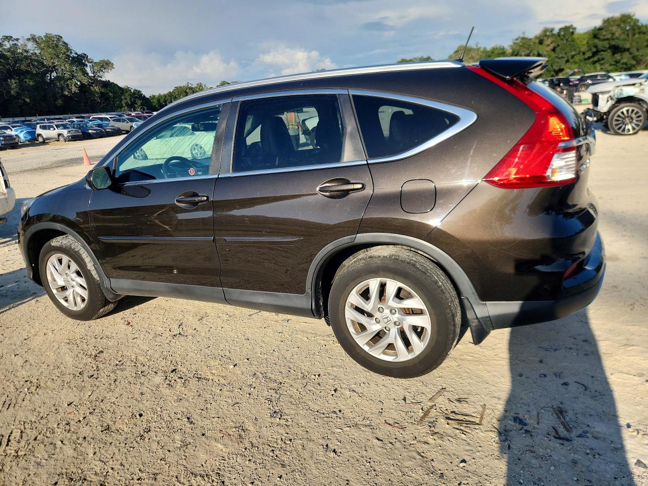2015 Honda Cr-v Exl Brown vin: 2HKRM4H73FH125543
