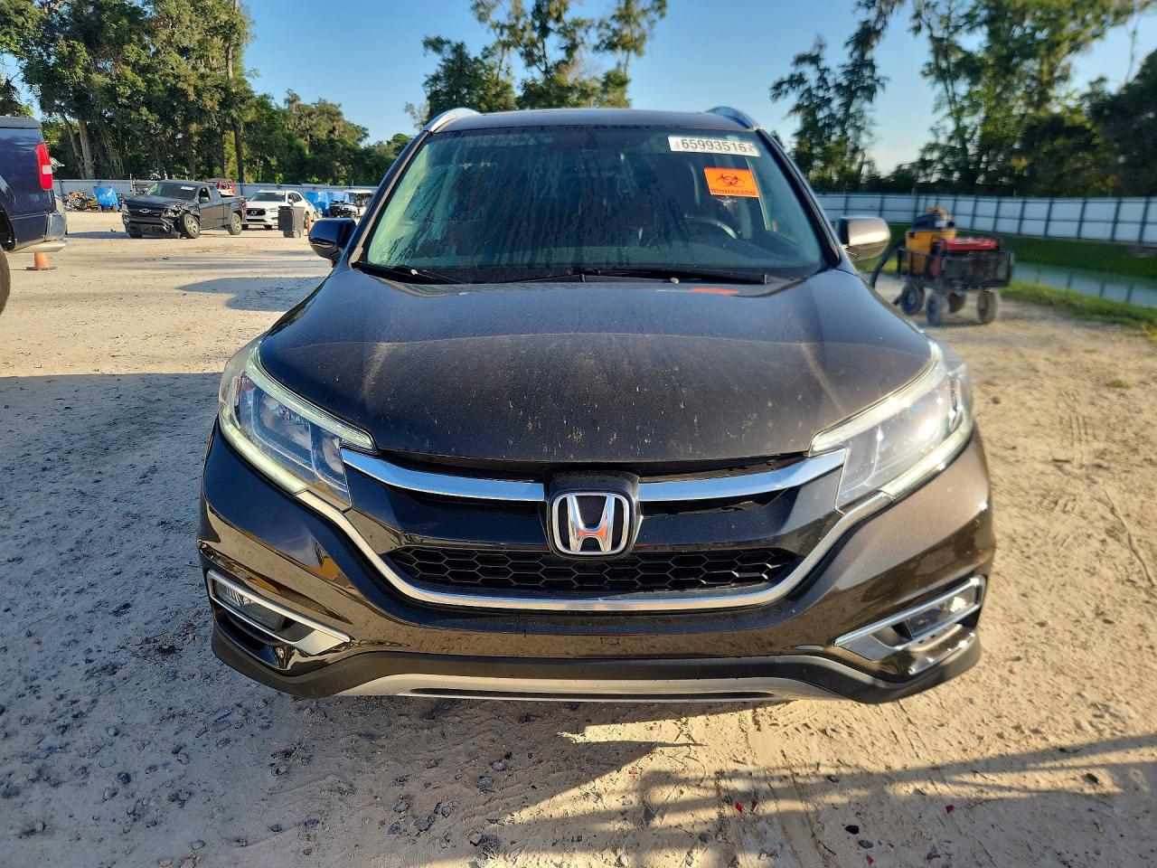 2015 Honda Cr-v Exl Brown vin: 2HKRM4H73FH125543