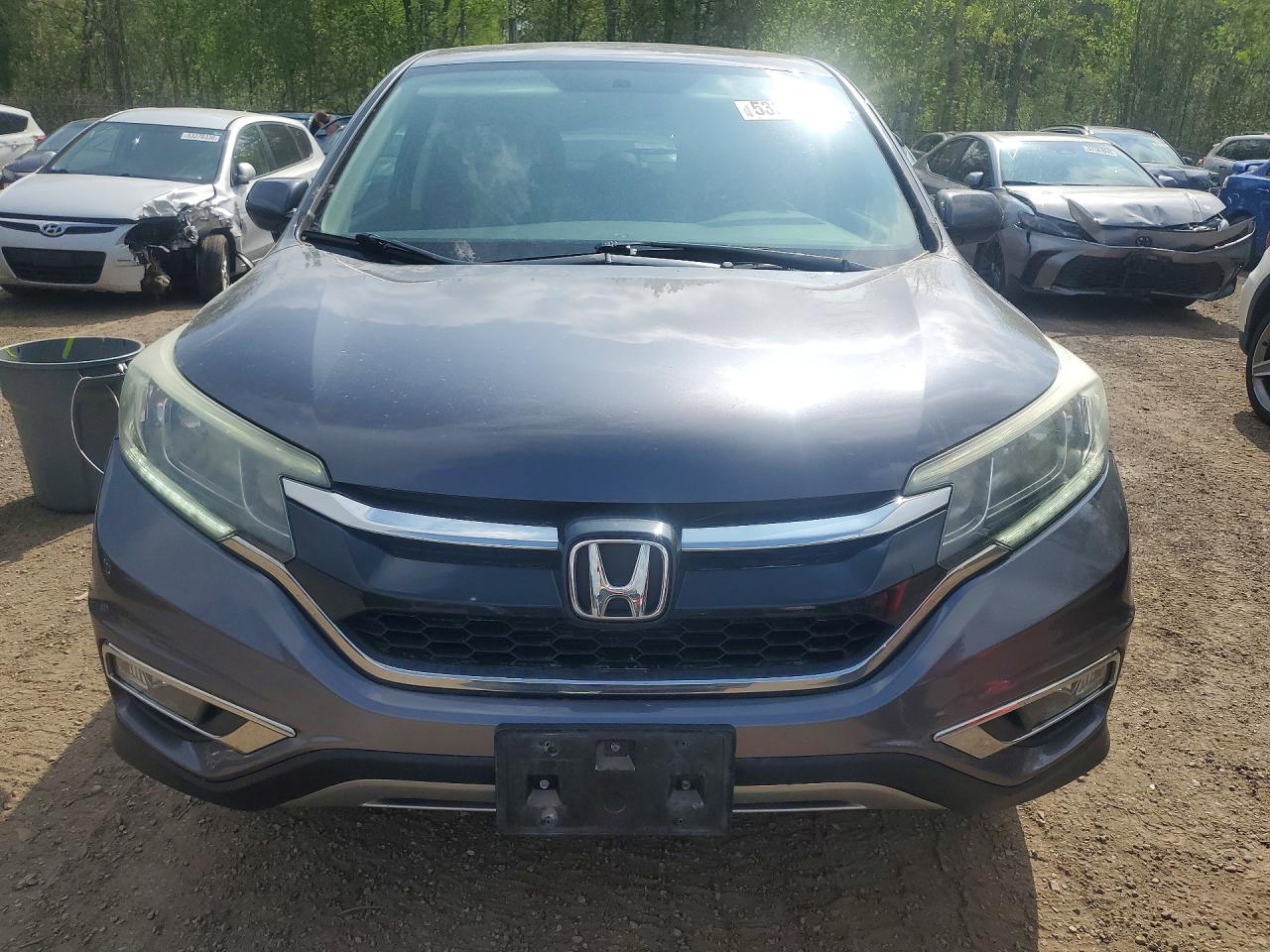 2015 Honda Cr-v Exl Gray vin: 2HKRM4H73FH130905