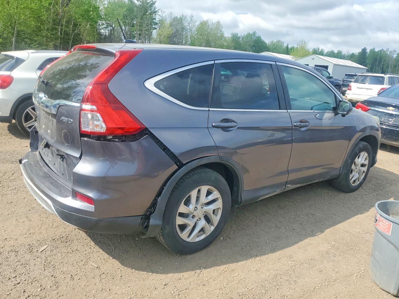 2015 Honda Cr-v Exl Gray vin: 2HKRM4H73FH130905